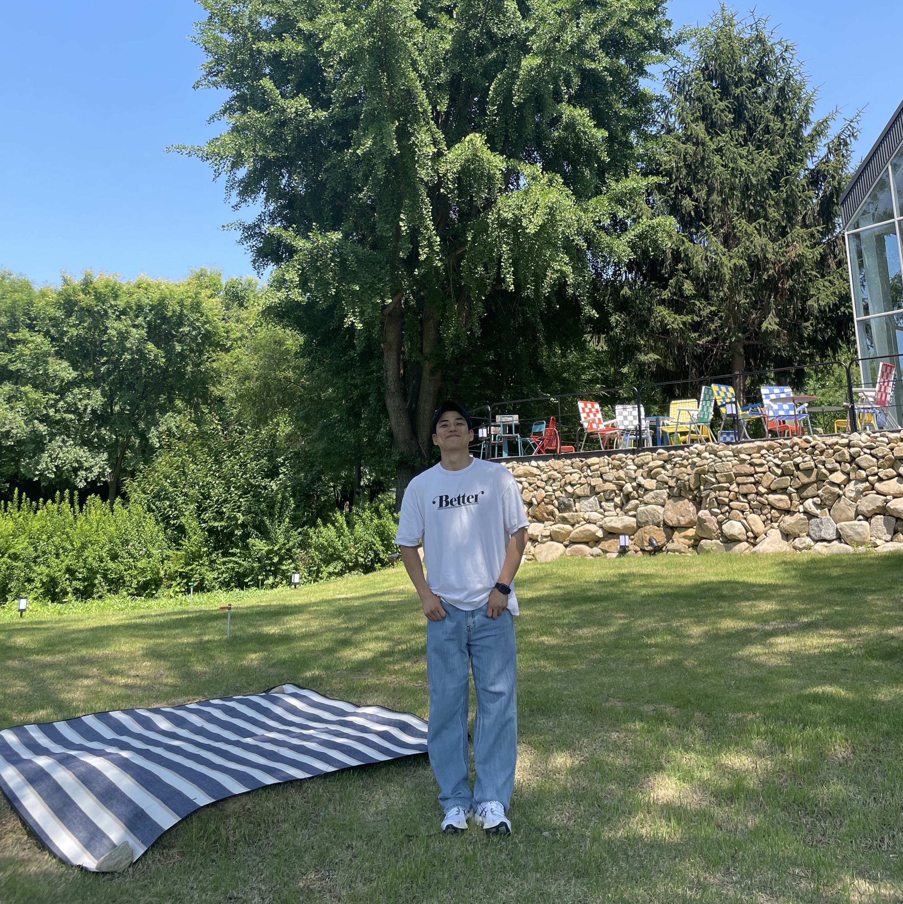 (W) Asics Gel-1130 White Midnight 착용 스타일