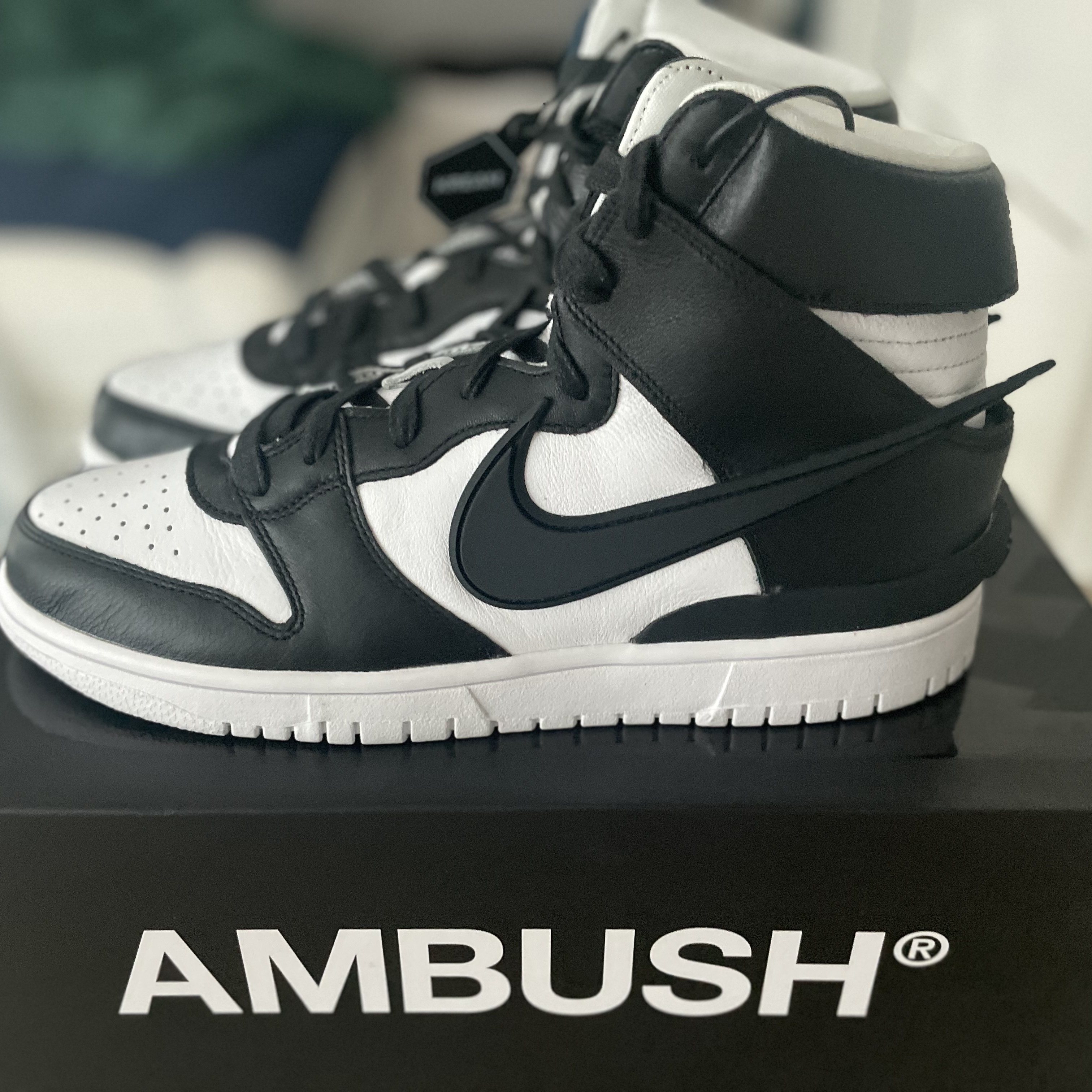 Nike x Ambush Dunk High Black 착용 스타일 - 1