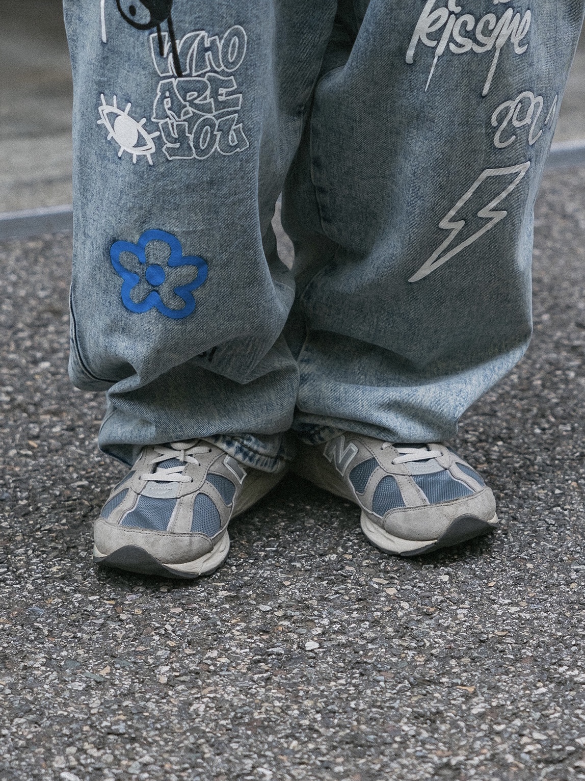 New Balance 878 Steel Blue 착용 스타일 - 5