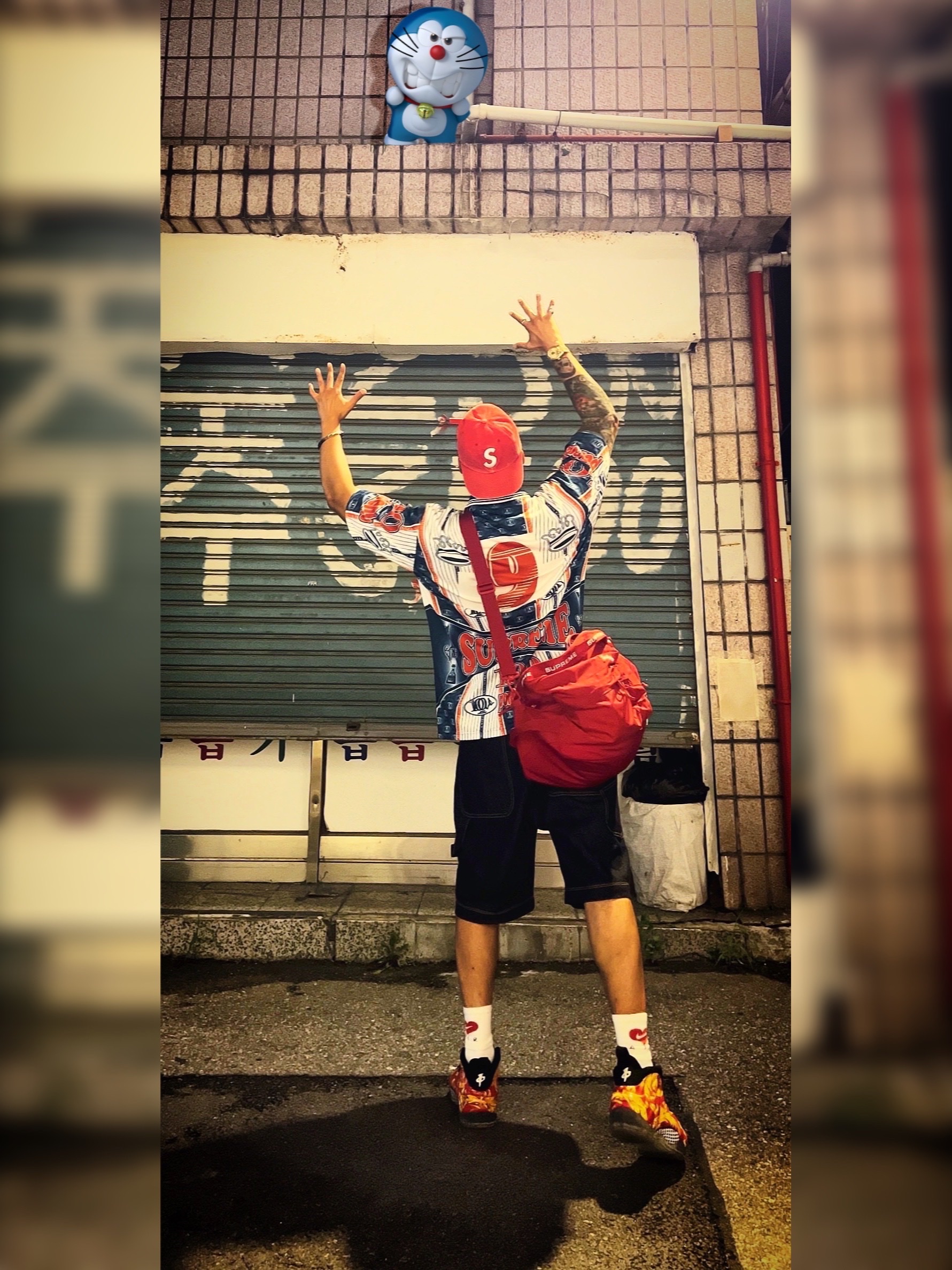 Supreme Pigment Canvas S Logo 6-Panel Red - 23SS, Nike x Supreme Air Foamposite One Red ์ฐฉ์ฉ ์คํ์ผ - 2