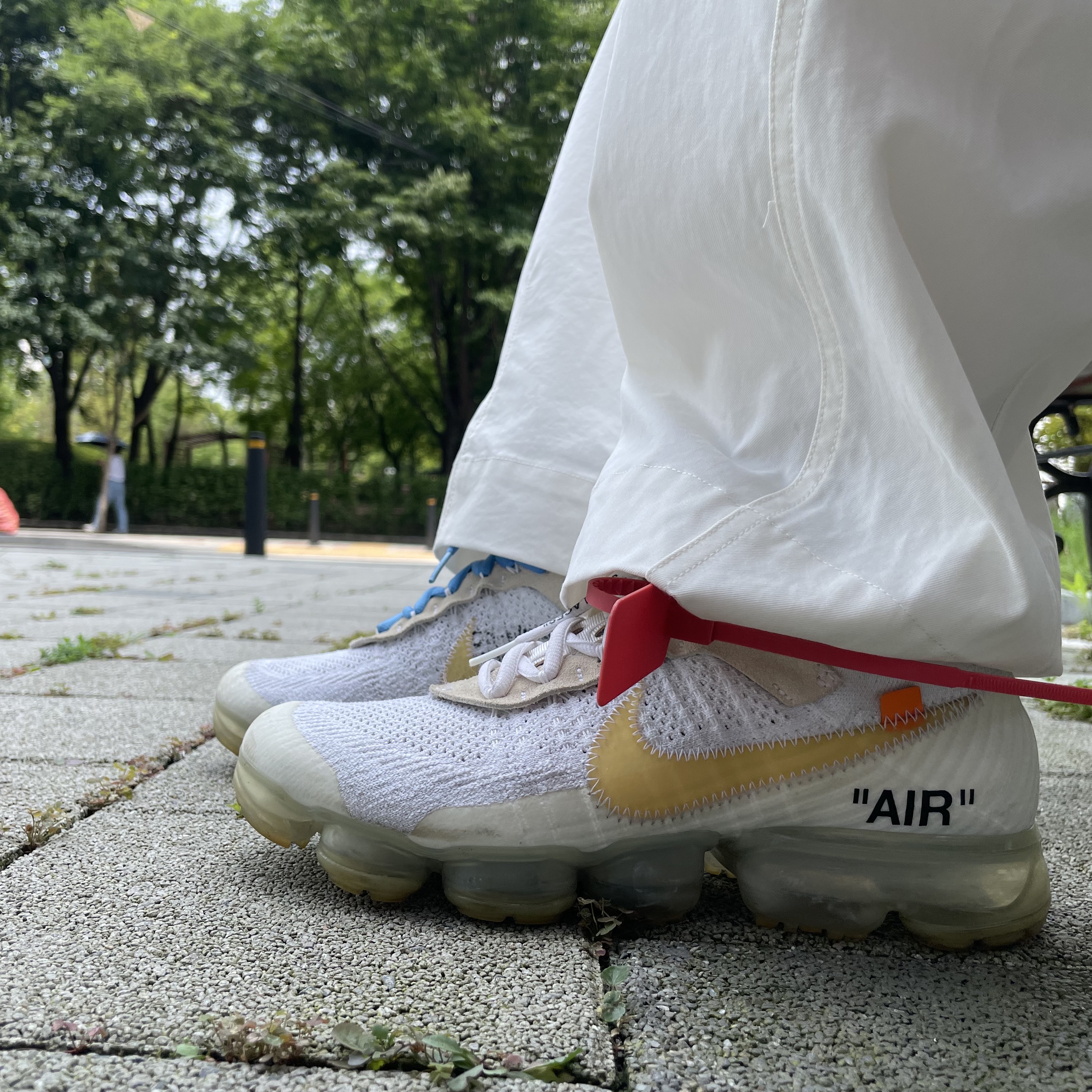 Nike x Off-White Air VaporMax V2 White 착용 스타일