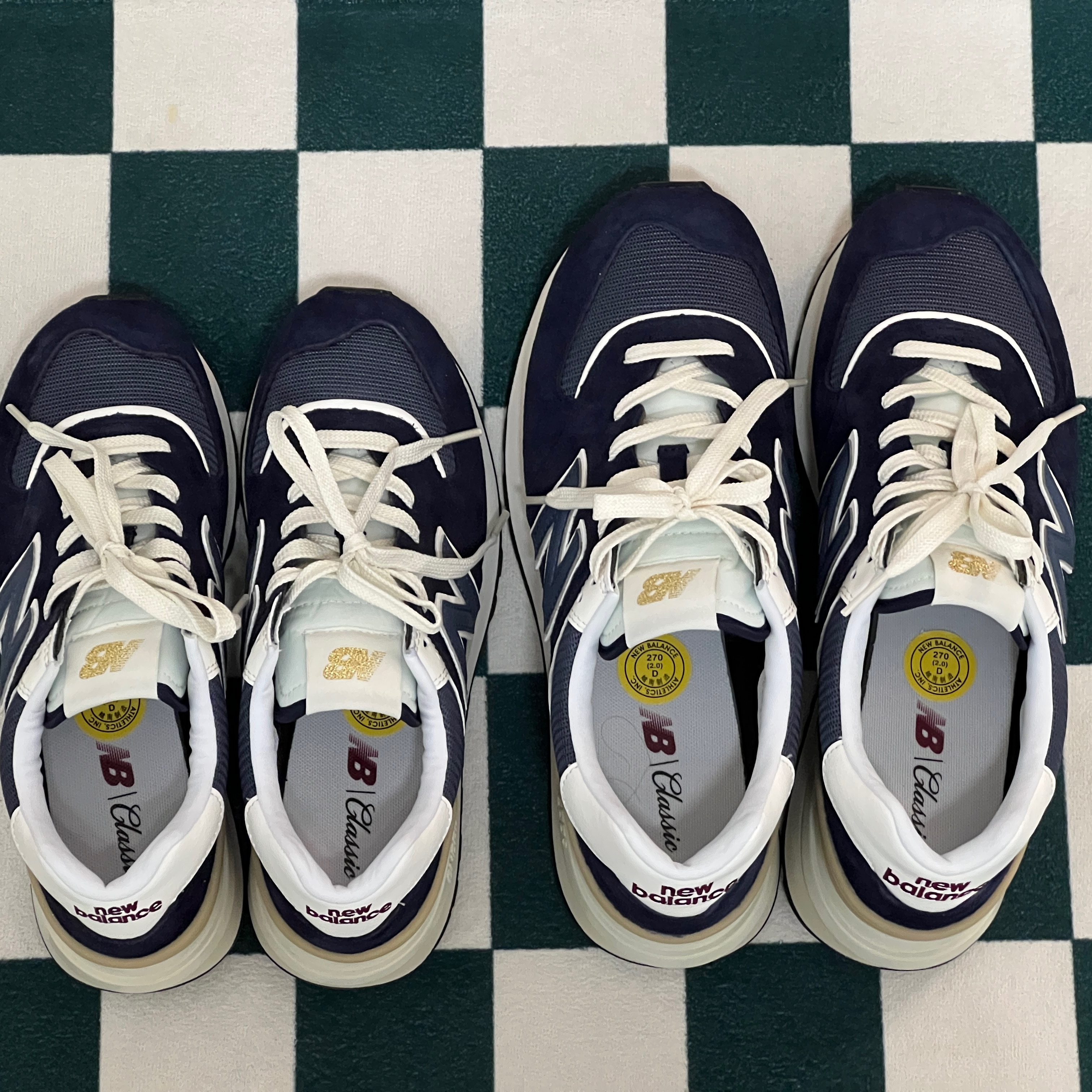New Balance 574 Legacy Navy 착용 스타일