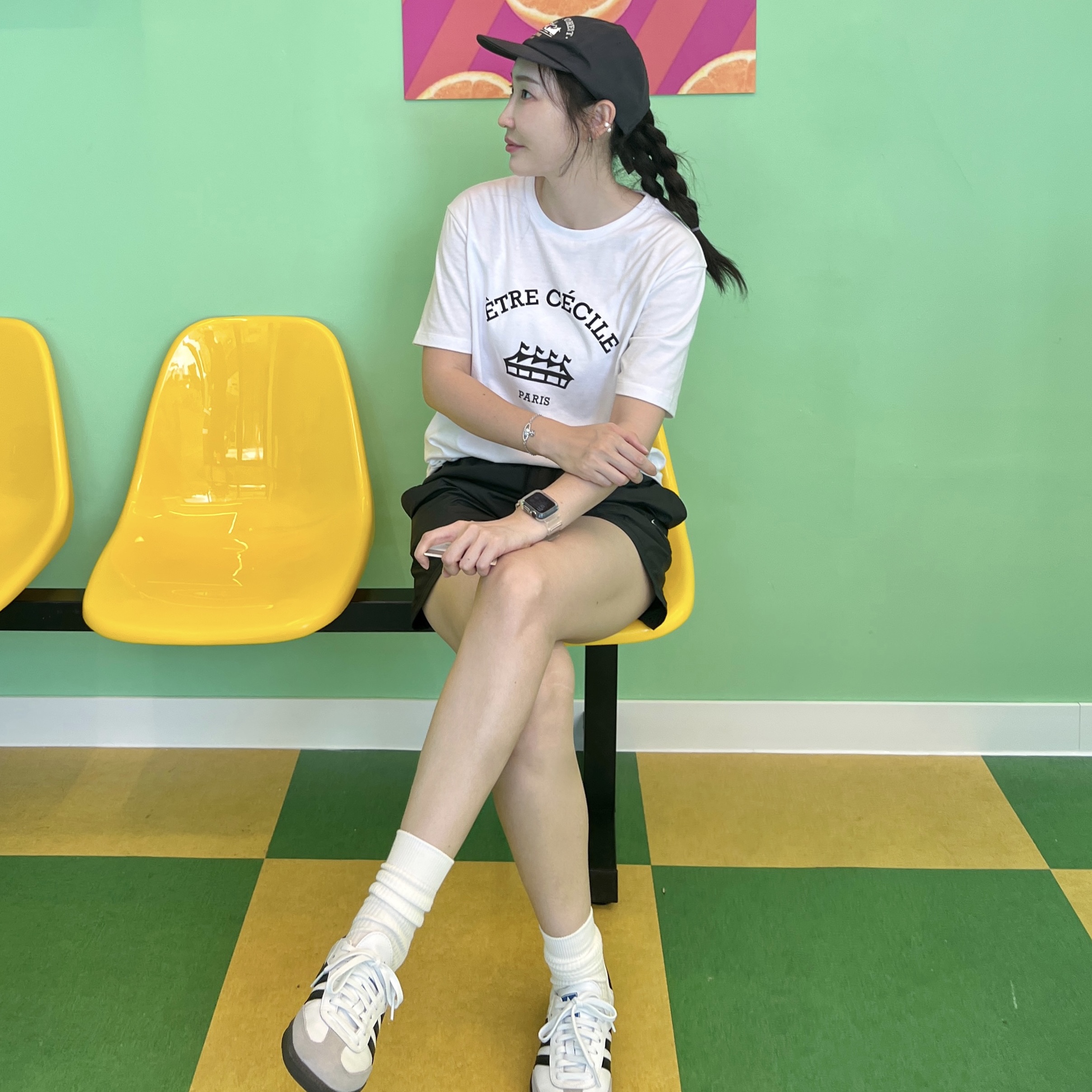 Adidas Samba OG Cloud White 착용 스타일
