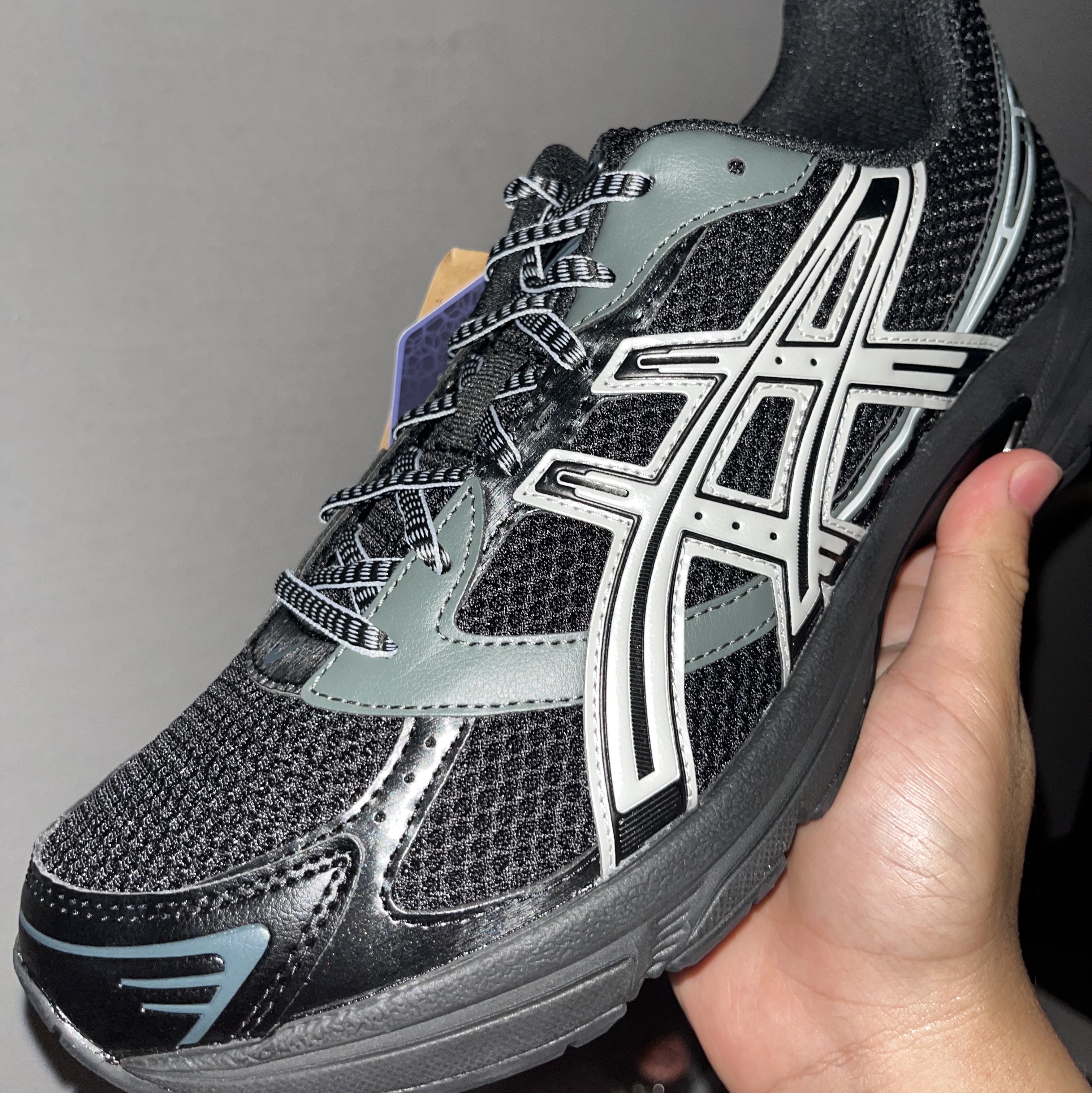 Asics Gel-1130 Black Glacier Grey - Folder Exclusive 착용 스타일 - 2