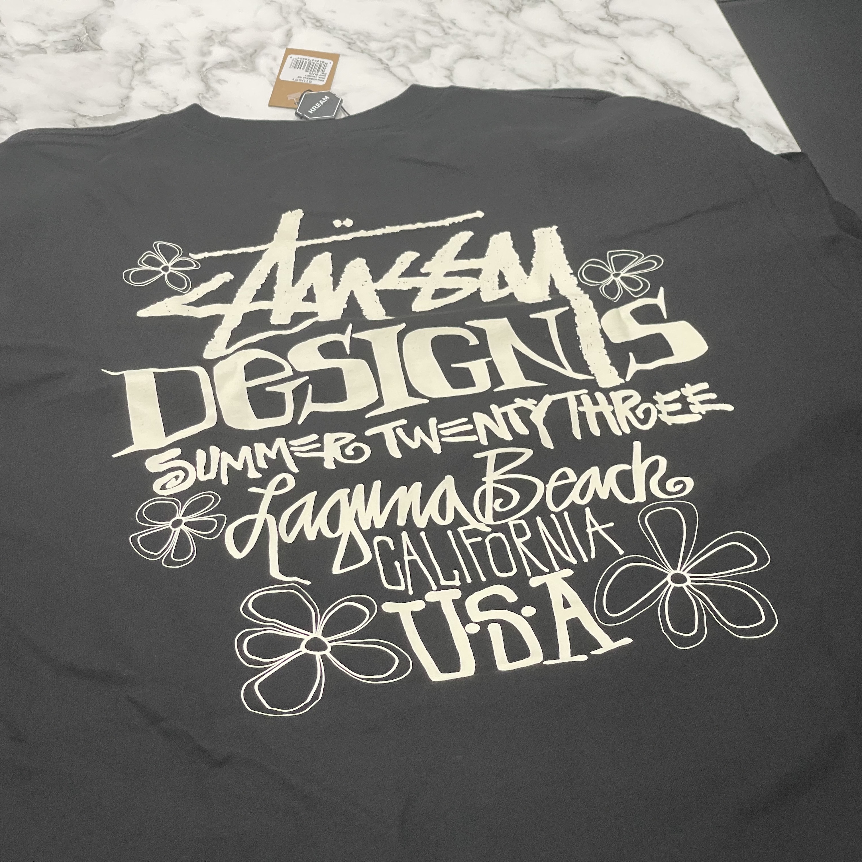 Stussy Summer LB T-Shirt Black 착용 스타일