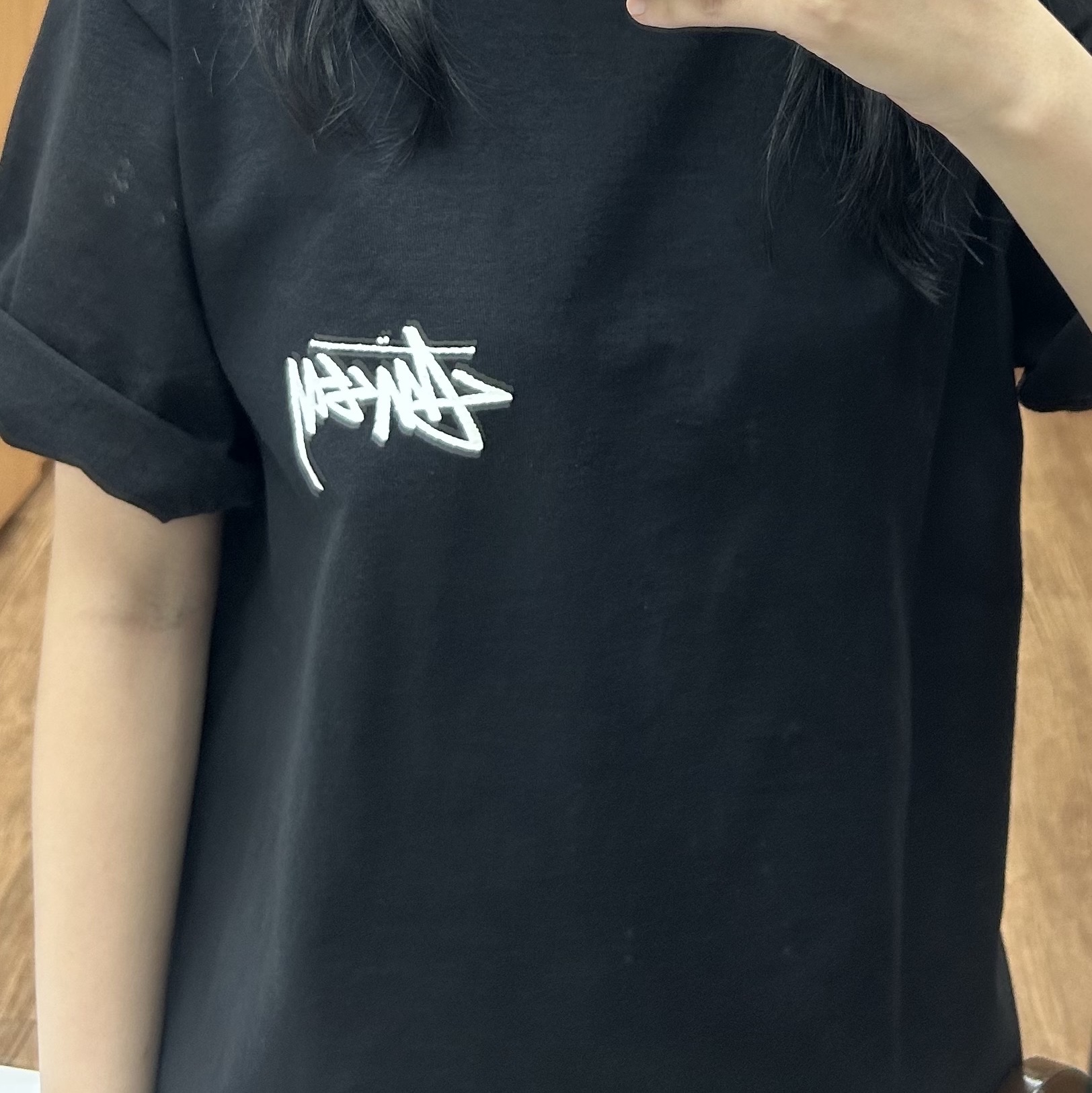 Stussy Kittens T-Shirt Black 착용 스타일