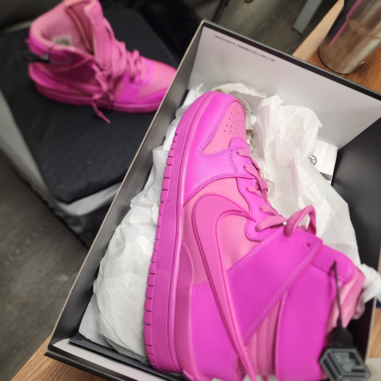 Nike x Ambush Dunk High Cosmic Fuchsia 착용 스타일