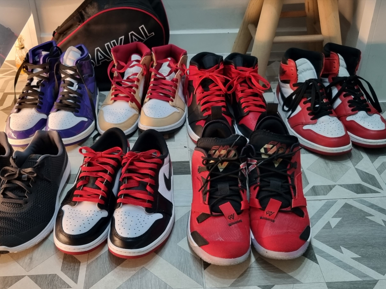 Jordan 1 Mid Bred Banned 2020, Jordan Why Not ZER0.4 PF Bred 착용 스타일