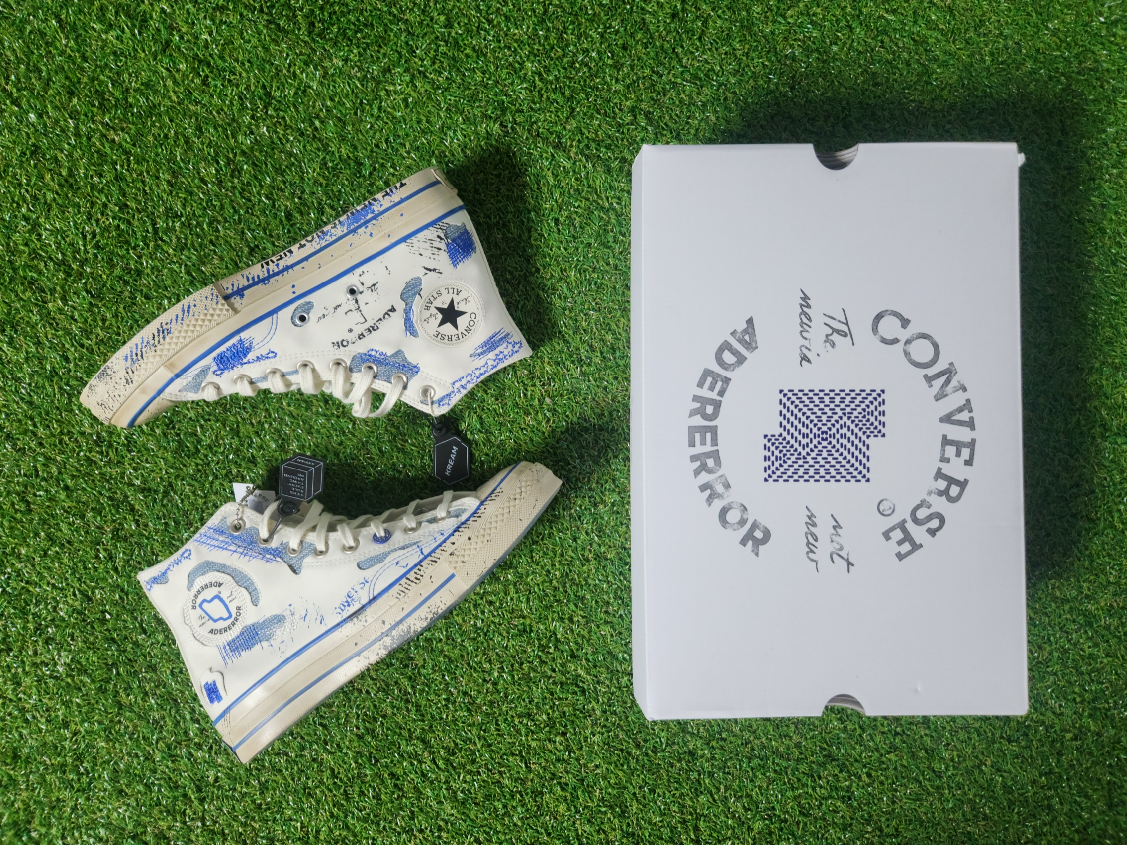 Converse x Ader Error Chuck 70 High White 착용 스타일 - 1
