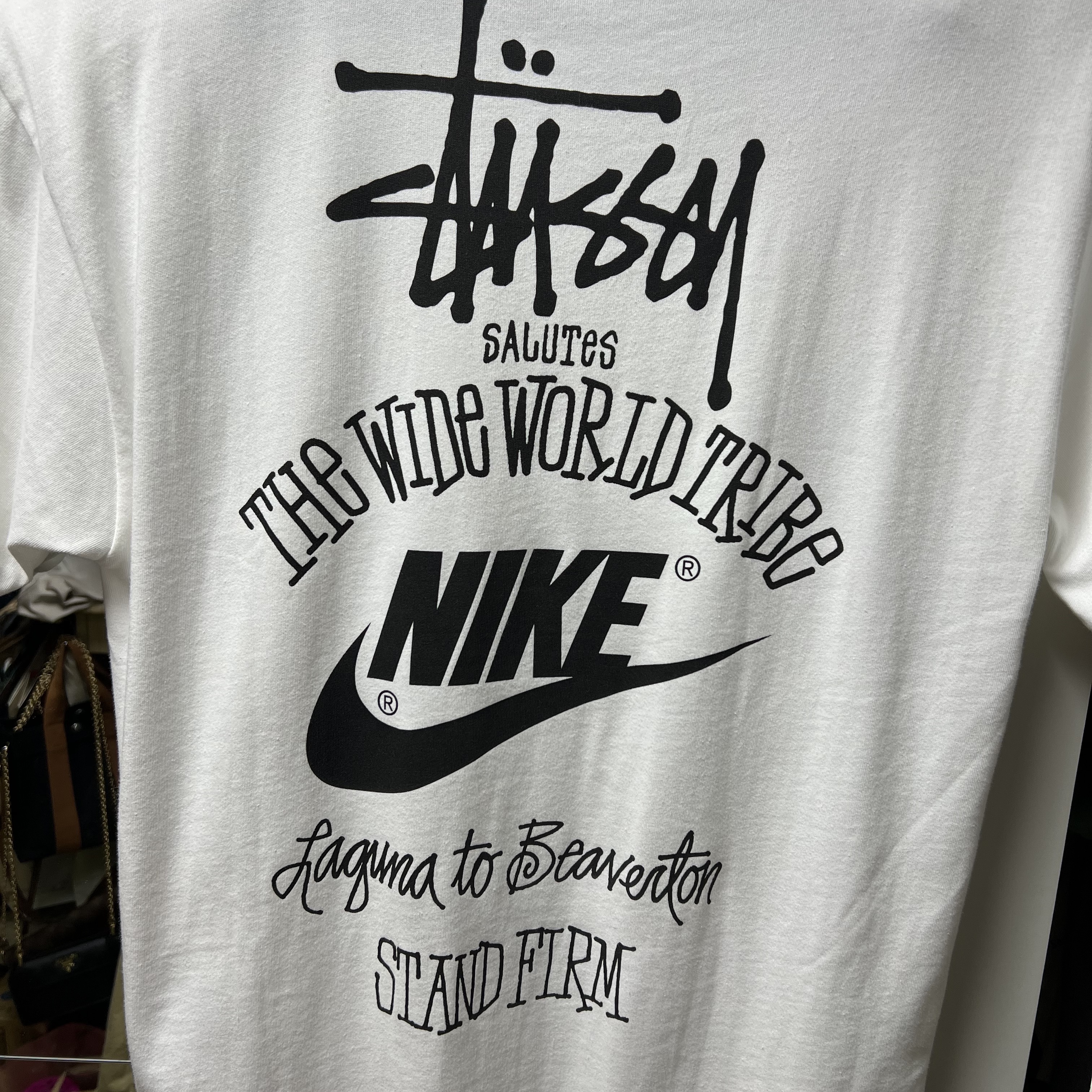Nike x Stussy T-Shirt White (DV1774-100) 착용 스타일