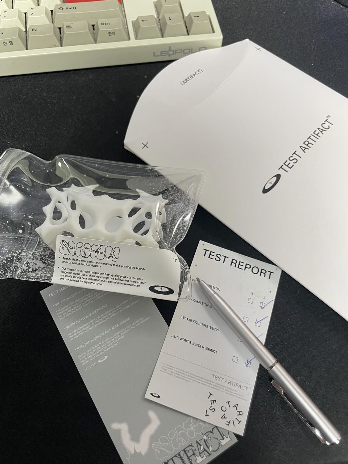 Test Artifact Era Pro 001 White, Apple AirPods Pro 2nd Gen (Korean Ver.) 착용 스타일