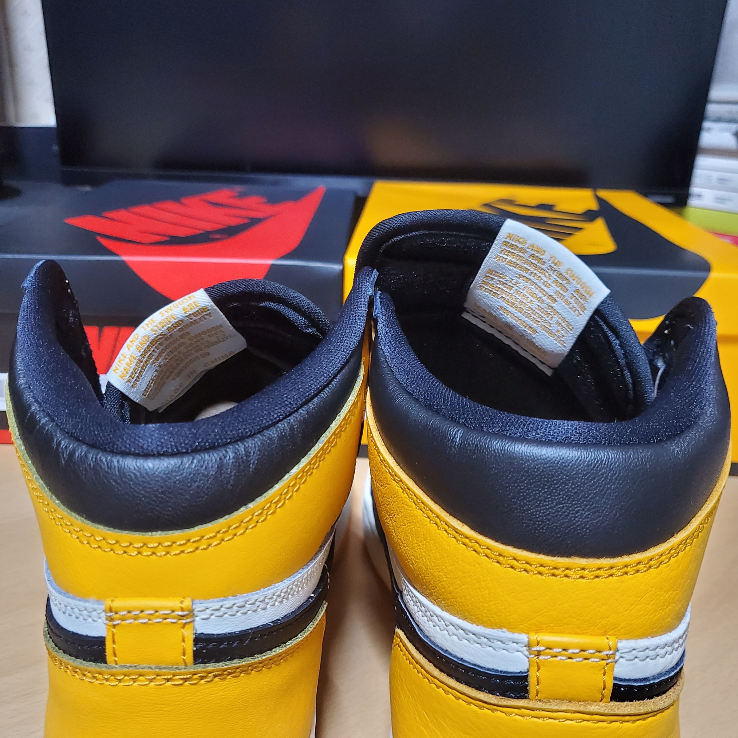 Jordan 1 Retro High OG Taxi, (GS) Jordan 1 Retro High OG Taxi 착용 스타일 - 5