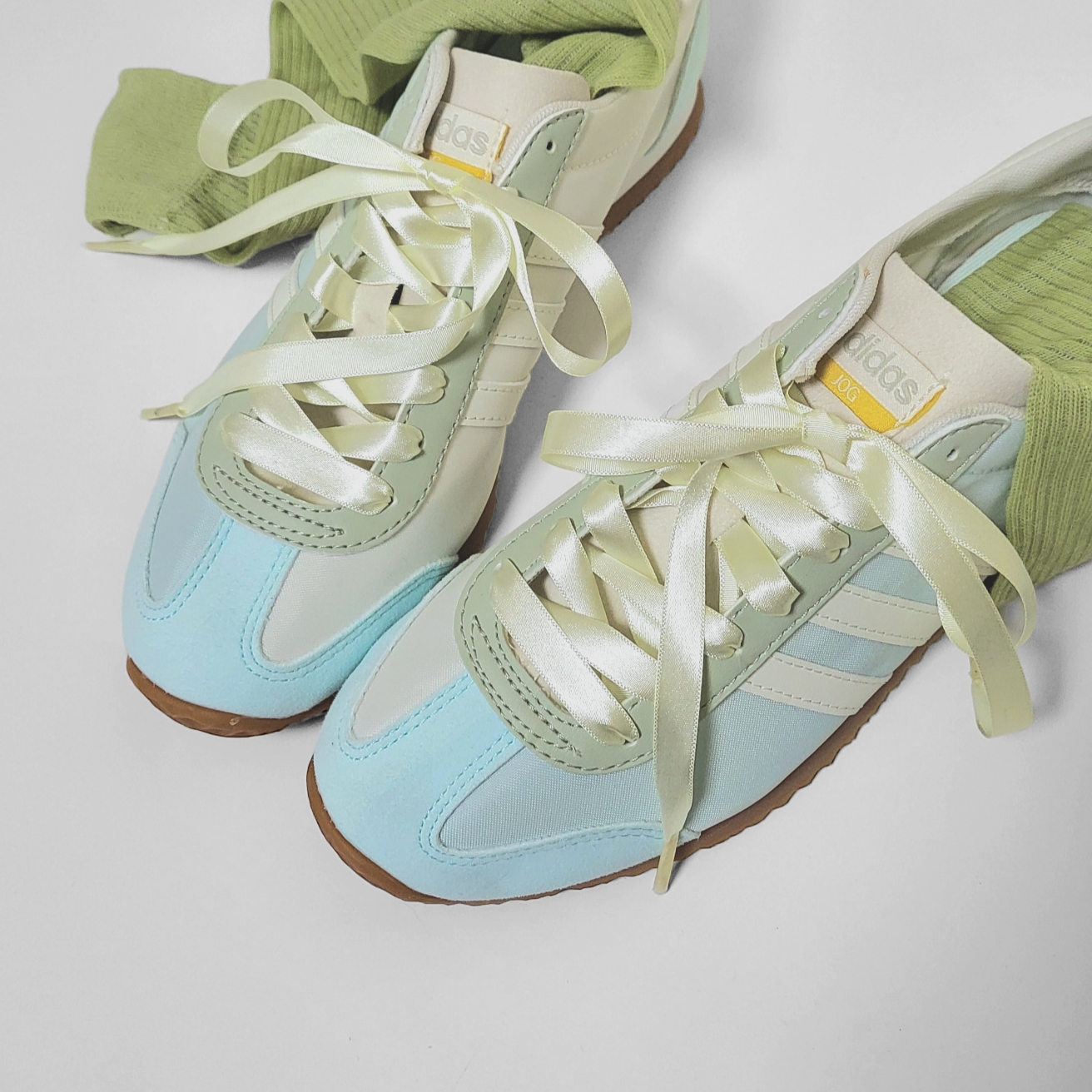 Adidas Neo VS Jog Light Blue 착용 스타일 - 1