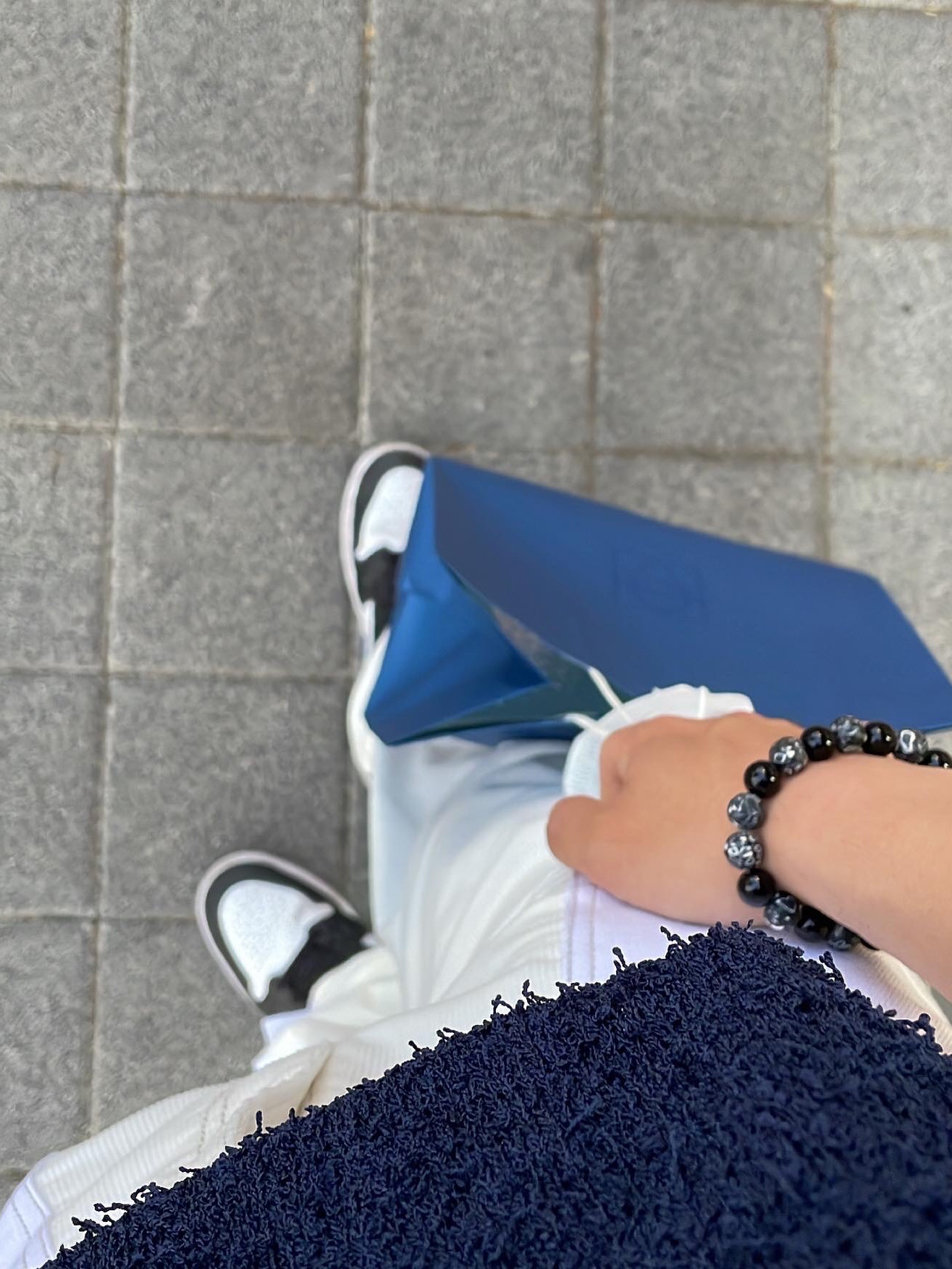 Jordan 1 Mid Racer Blue 착용 스타일 - 3