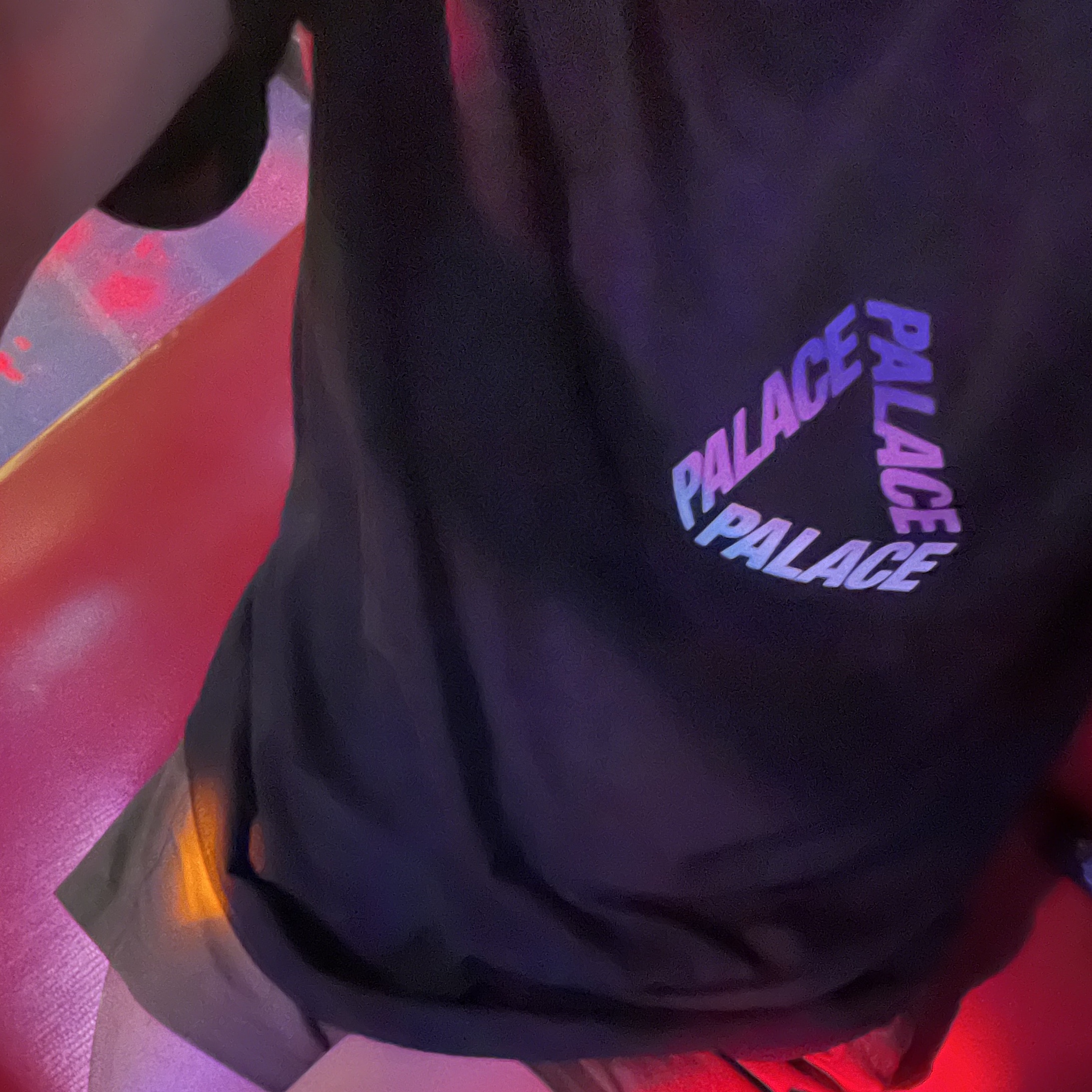 Palace Spectrum P3 T-Shirt Black - 23SS 착용 스타일 - 1
