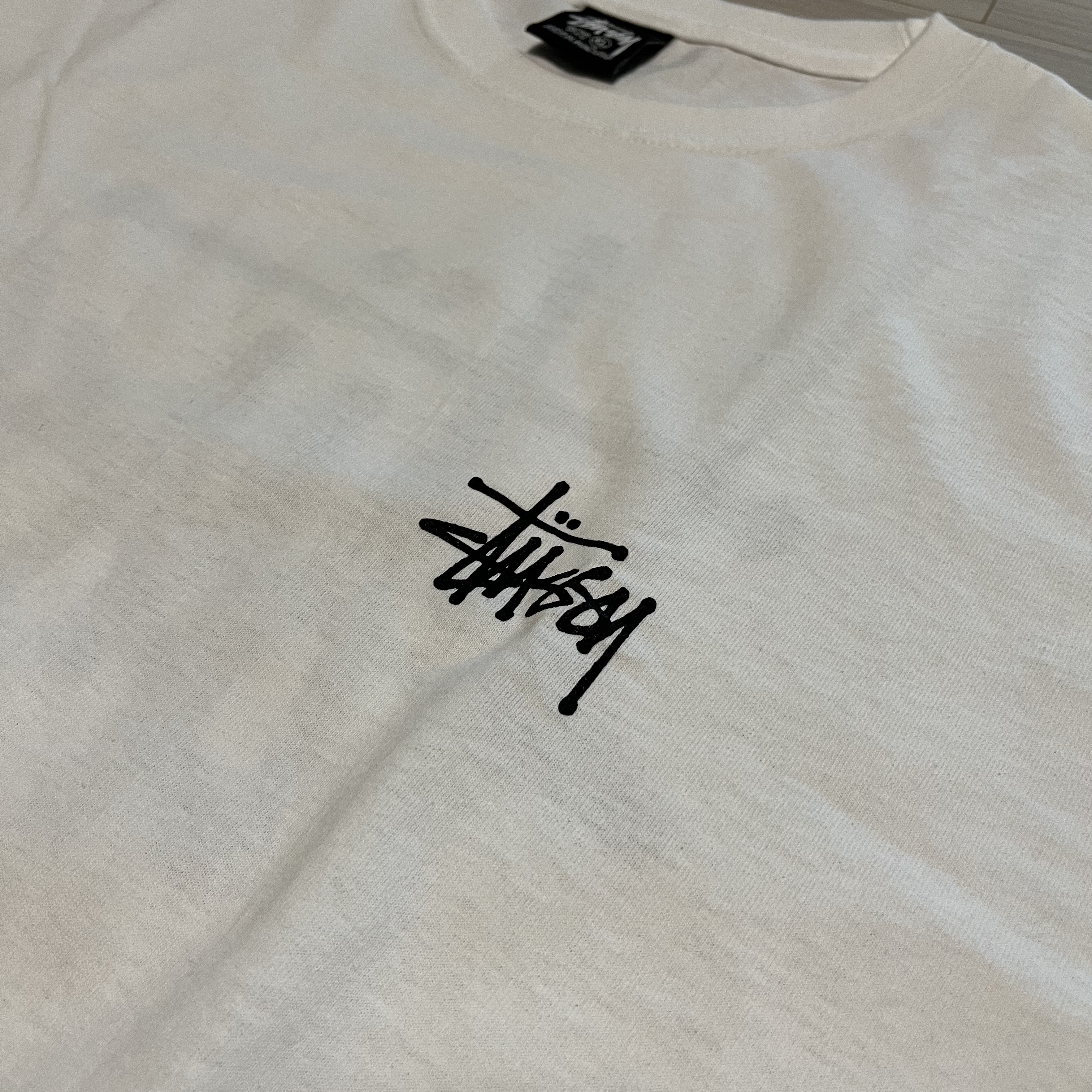Stussy Basic Stussy T-Shirt White 2023 착용 스타일