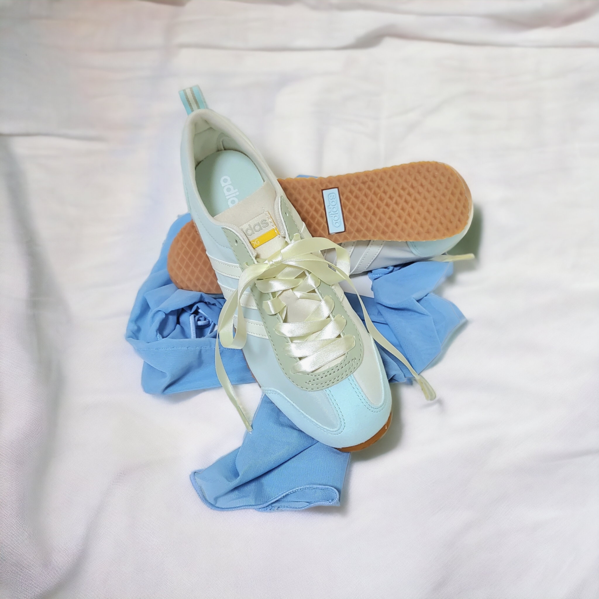 Adidas Neo VS Jog Light Blue 착용 스타일 - 3