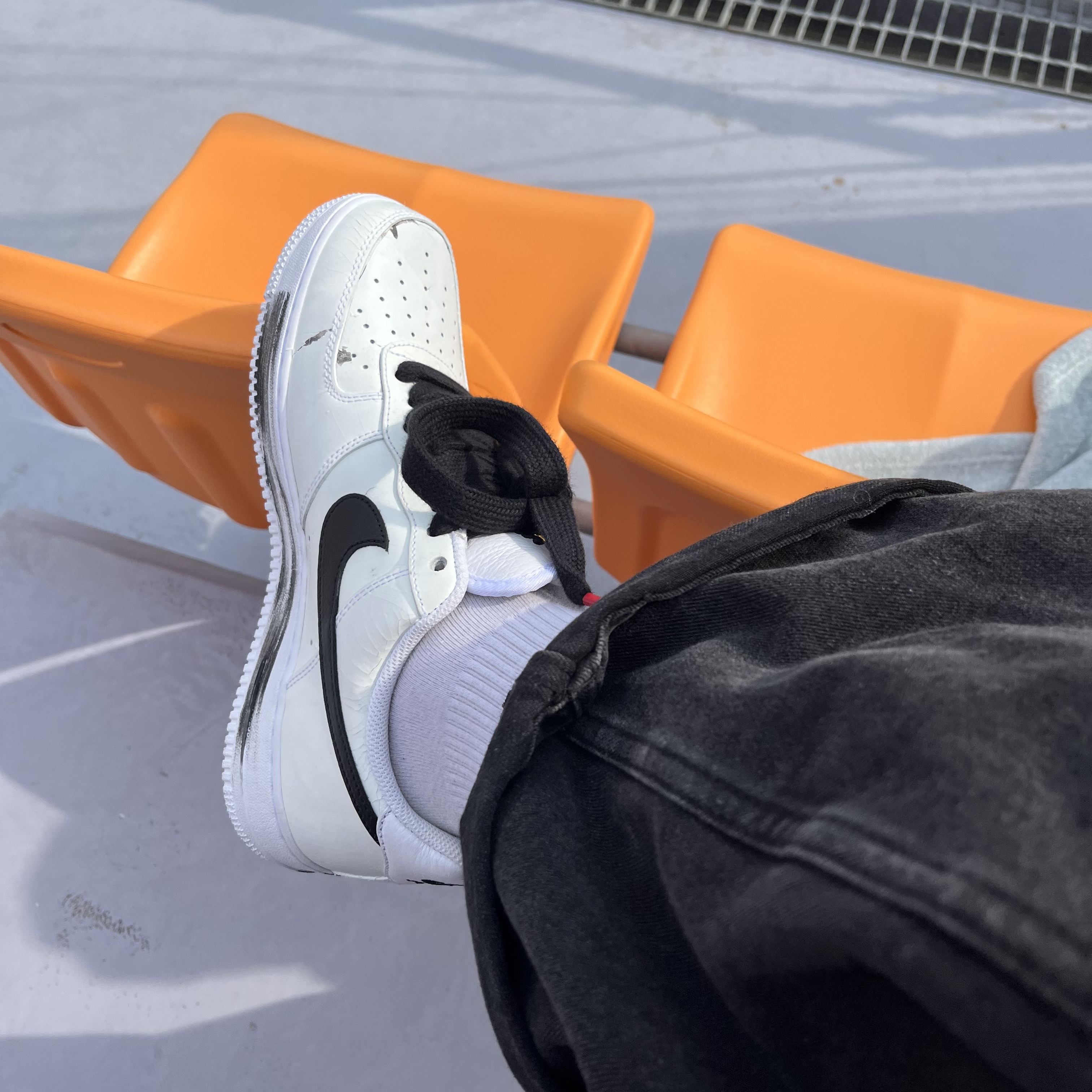 Nike x Peaceminusone Air Force 1 Low Para-Noise 2.0 착용 스타일