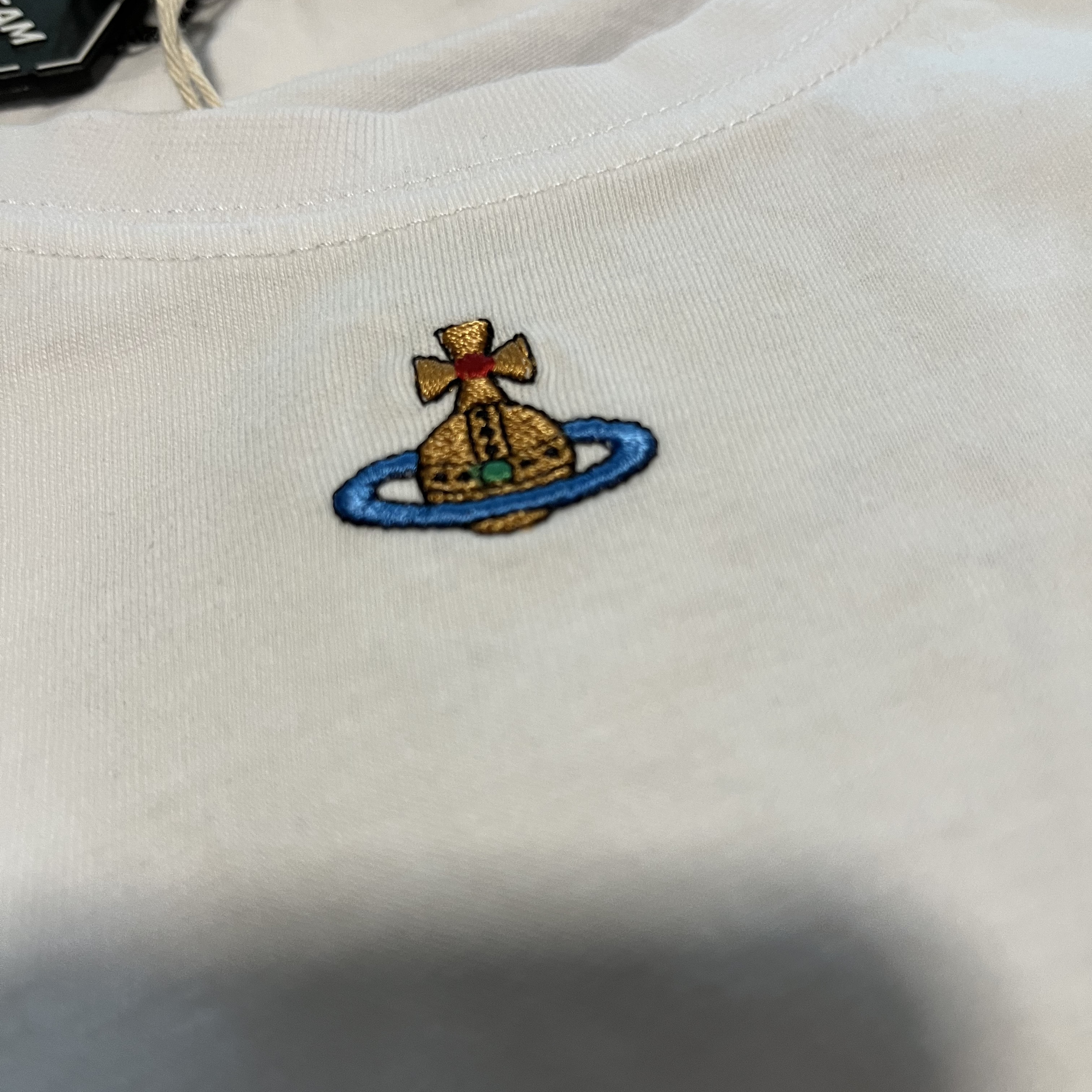 (W) Vivienne Westwood Orb Peru T-Shirt White - 23SS 착용 스타일