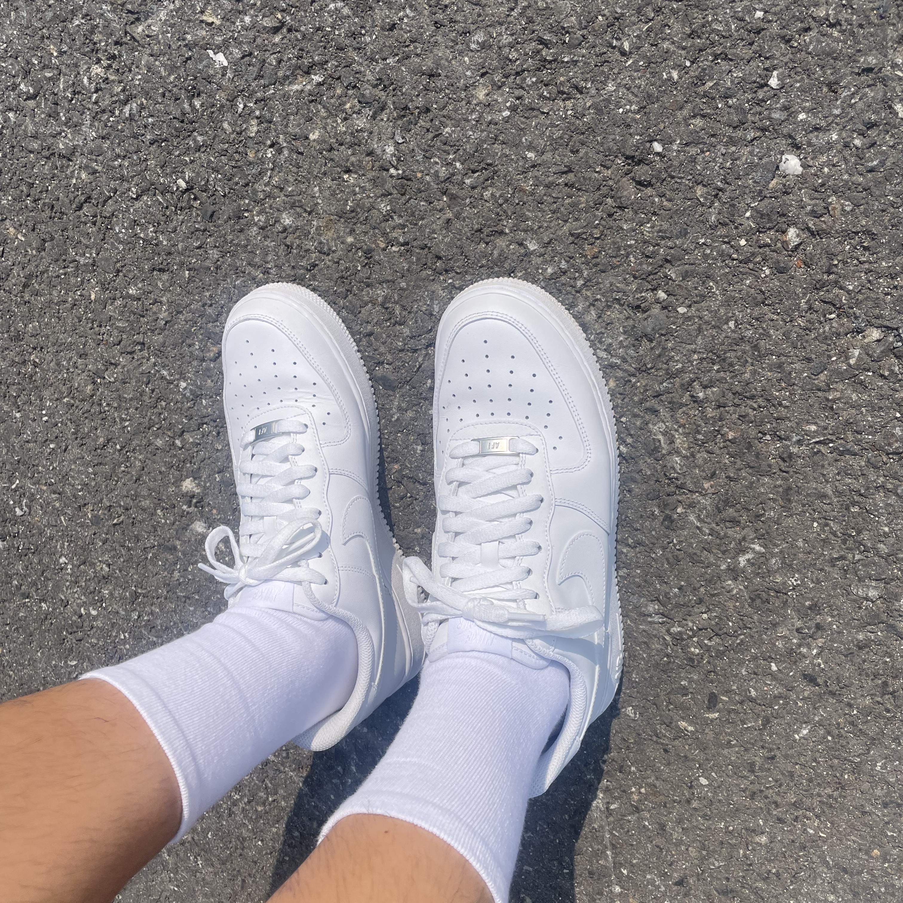 Nike Air Force 1 '07 Low White 착용 스타일