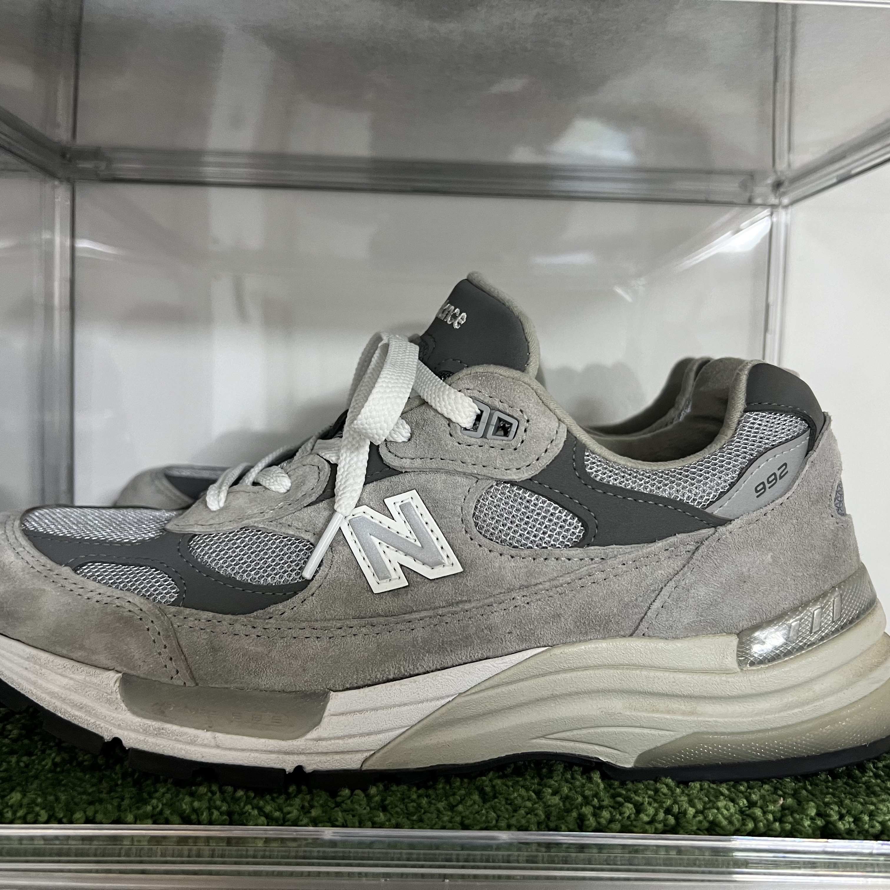 New Balance 992 Made in USA Grey - D Standard 착용 스타일