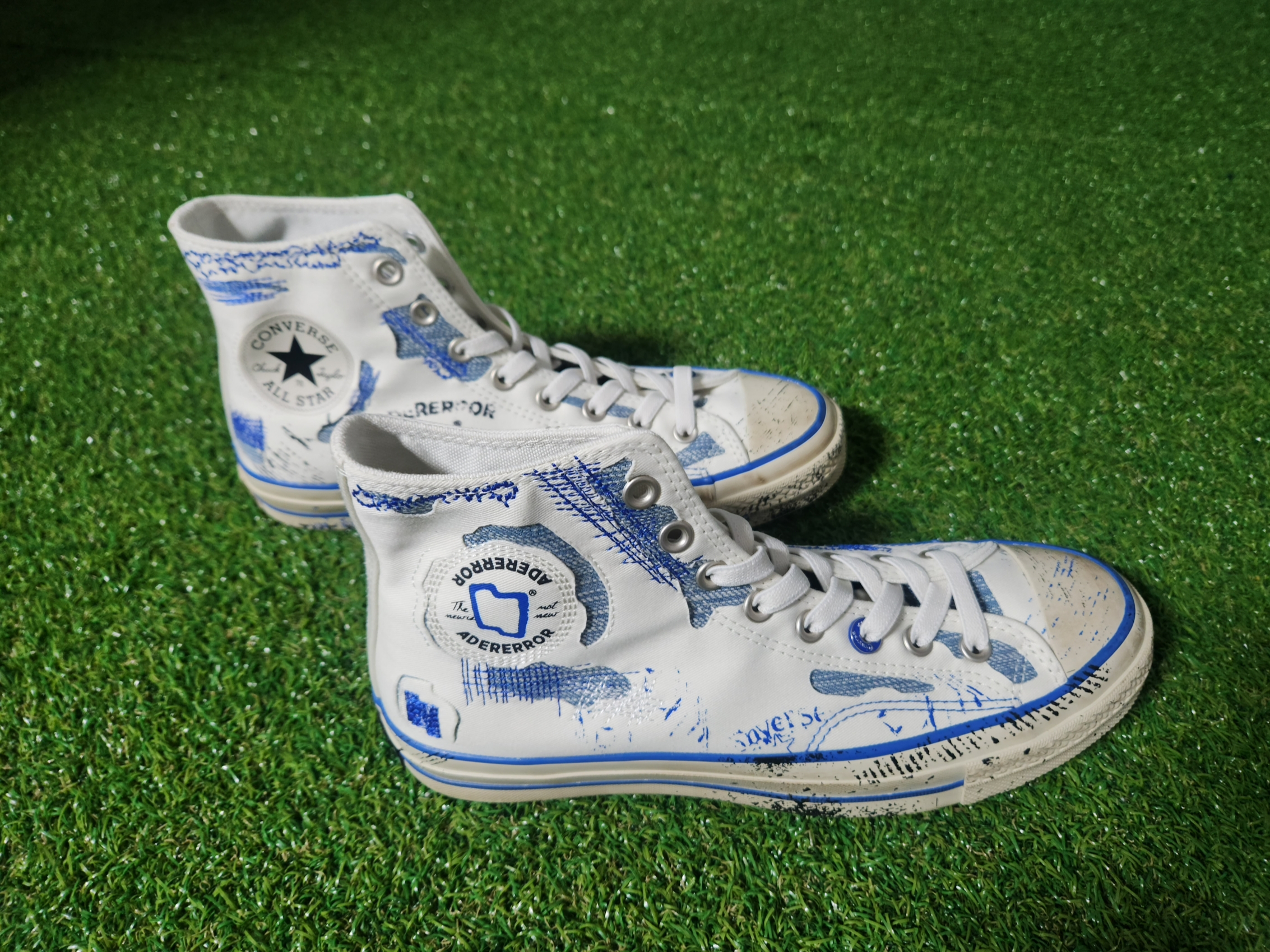 Converse x Ader Error Chuck 70 High White 착용 스타일 - 3