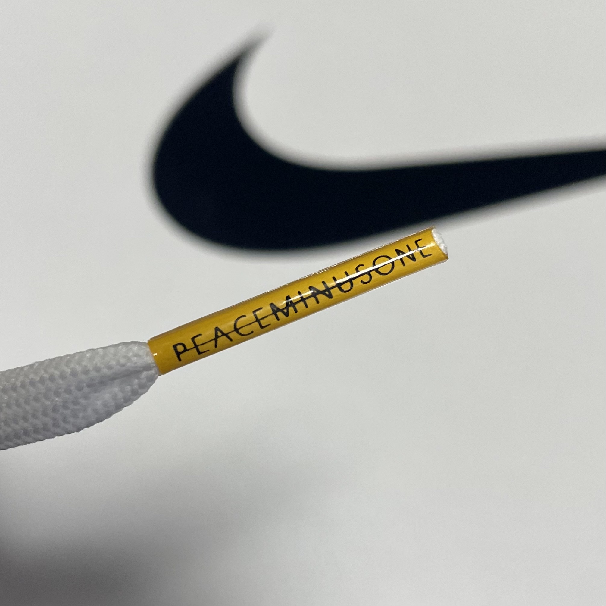 Nike x Peaceminusone Kwondo1 White 착용 스타일 - 2
