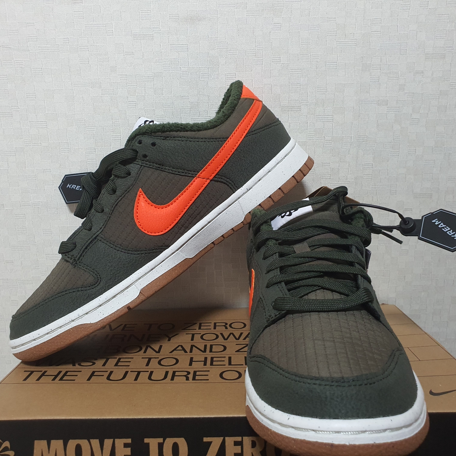 Nike Dunk Low Retro Next Nature Sequoia Olive 착용 스타일