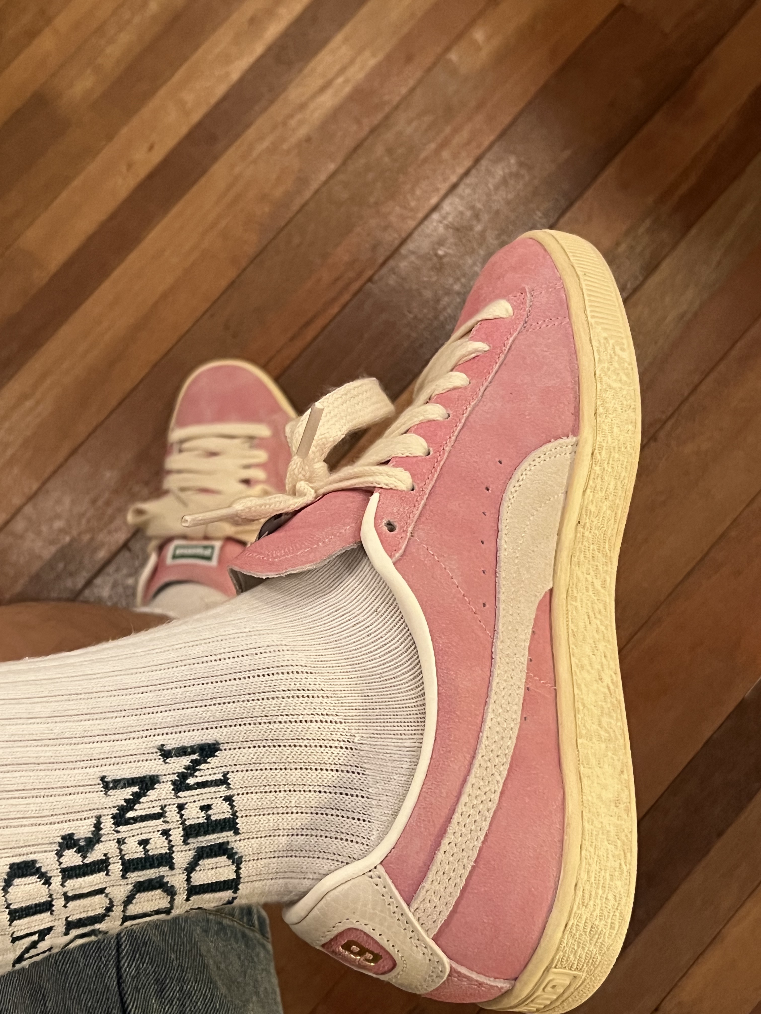 Puma x Rhuigi Suede B-boy American Beauty 착용 스타일 - 2