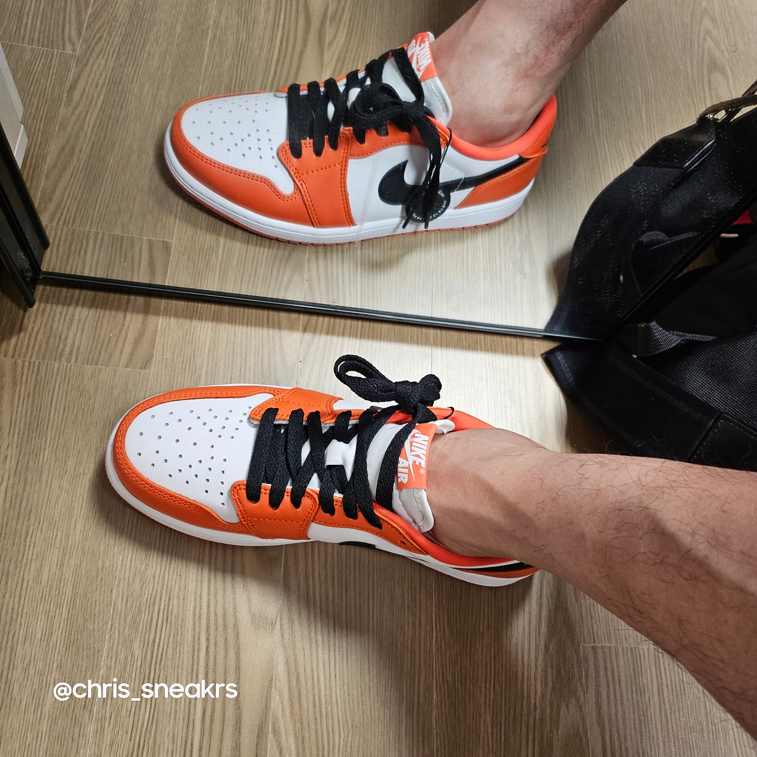 Jordan 1 Low OG Starfish 착용 스타일