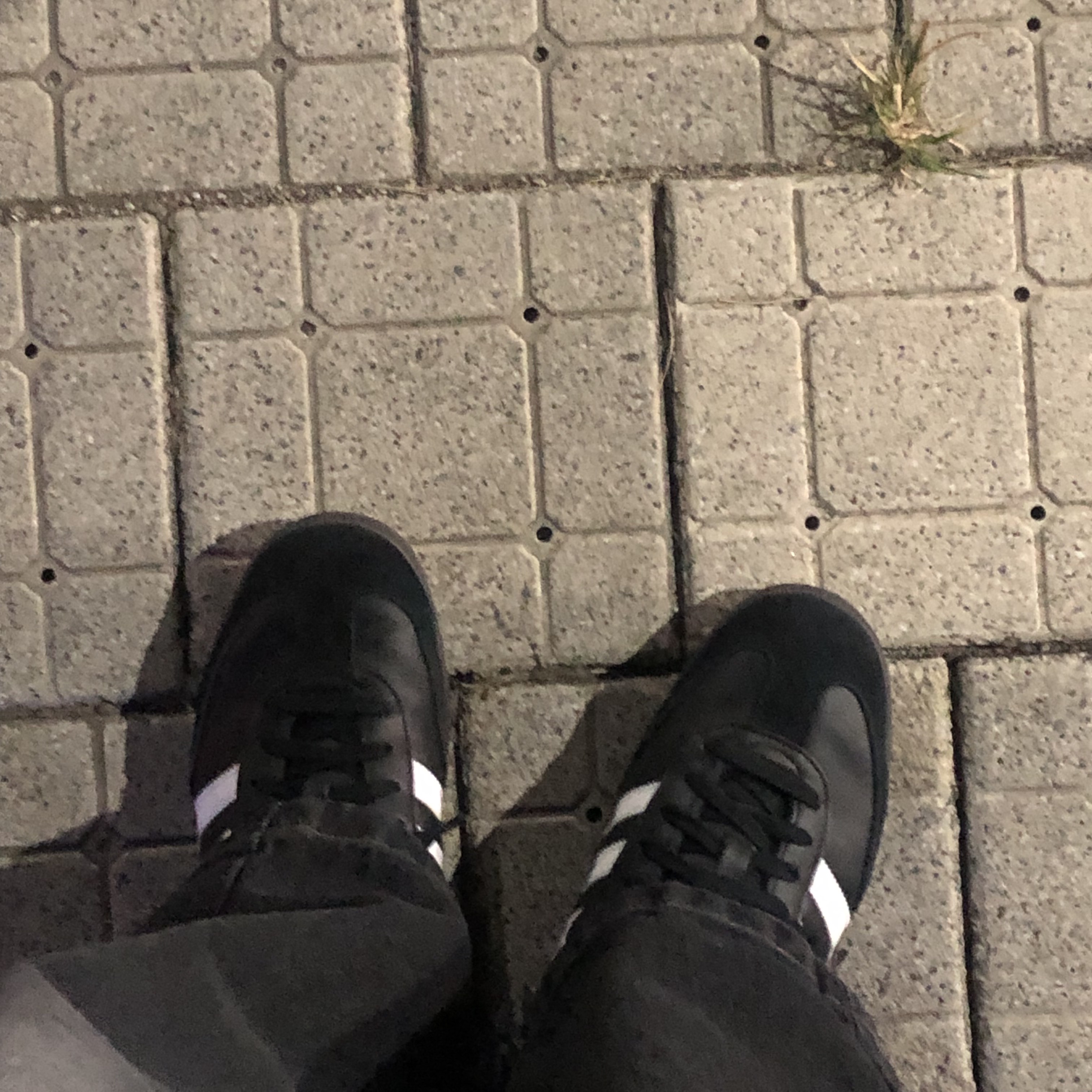 Adidas Samba OG Black White Gum 착용 스타일