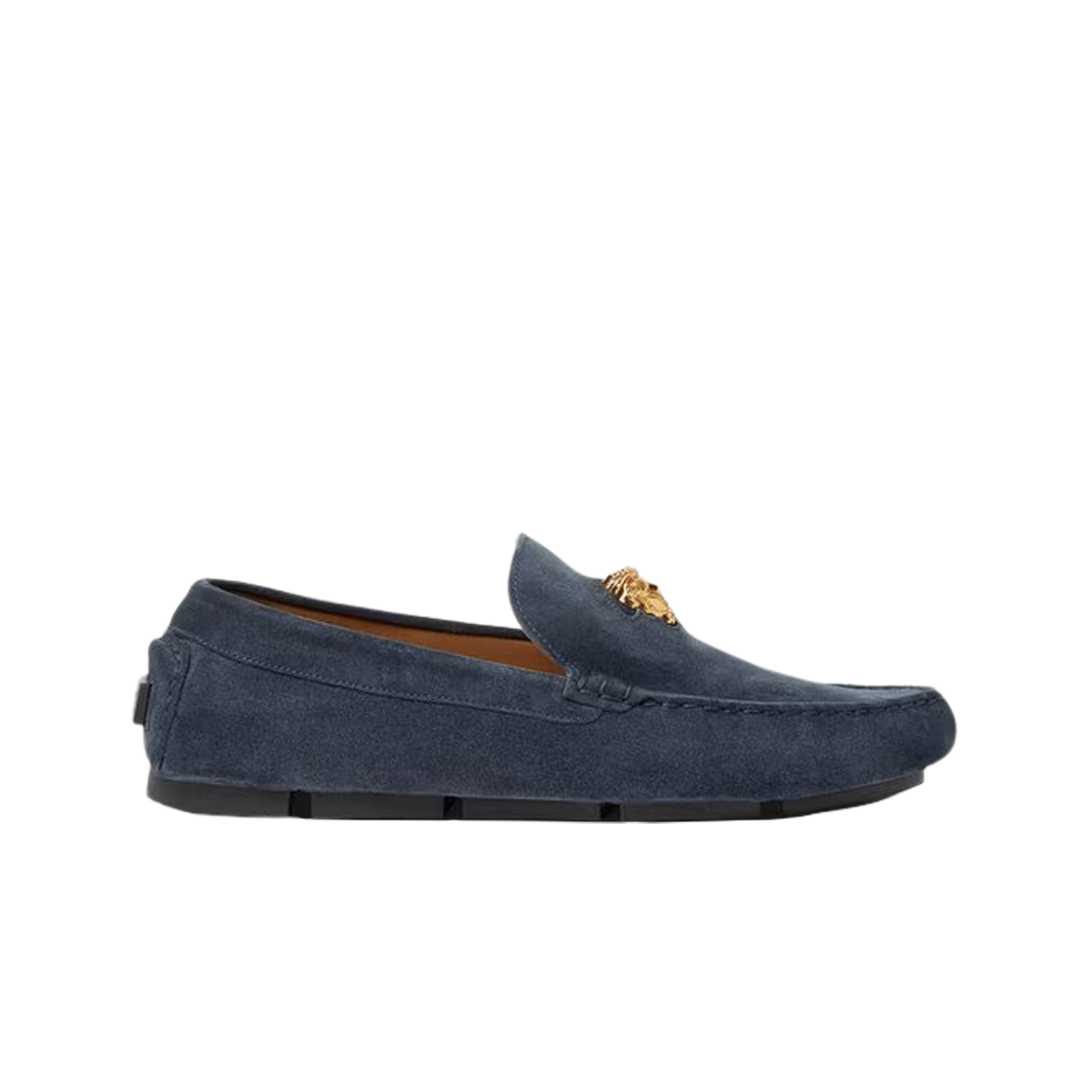 베르사체 라 메두사 스웨이드 드라이버 슈즈 네이비(Versace La Medusa Suede Driver Shoes Navy) - 1