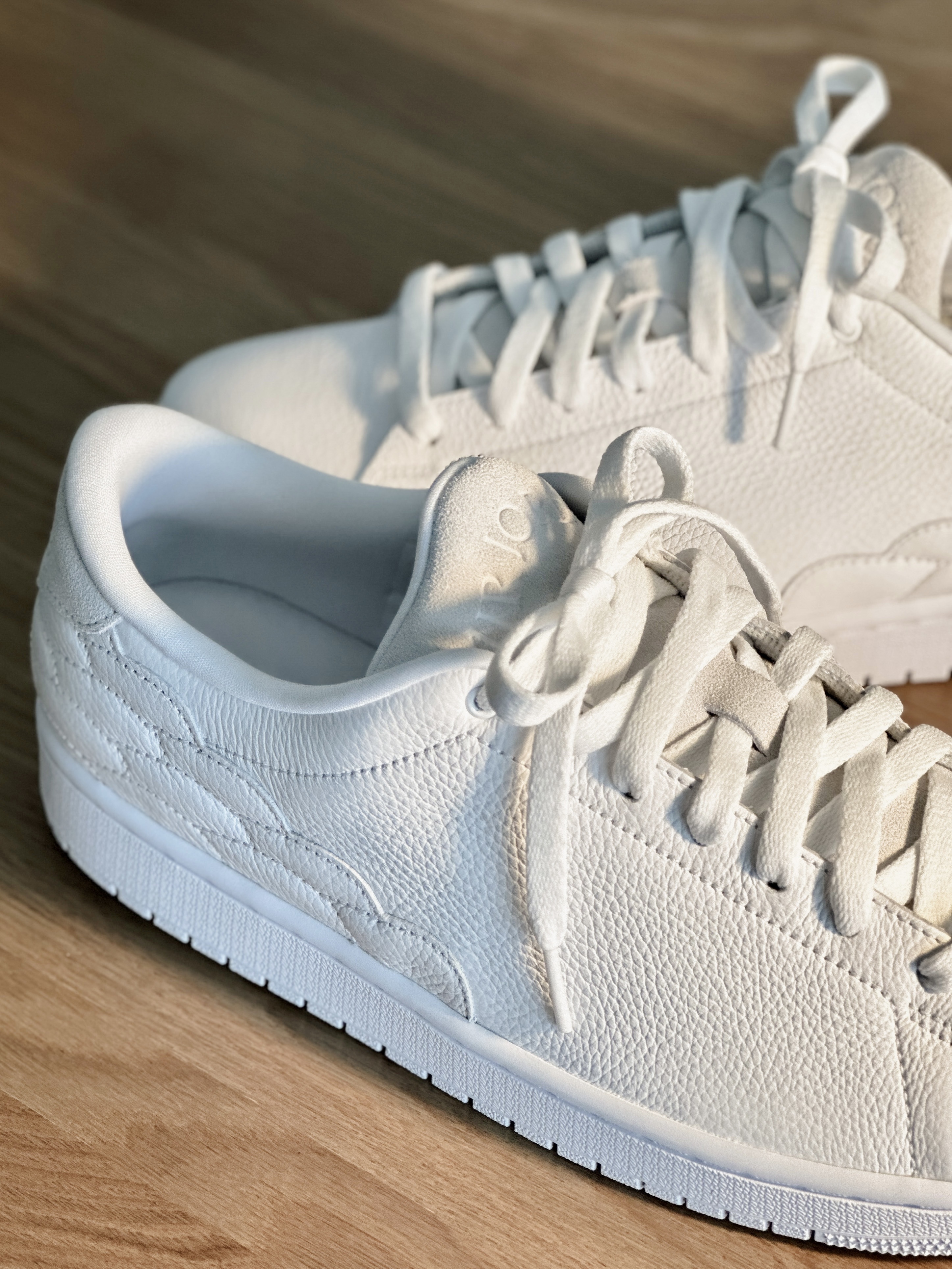 Jordan 1 Centre Court White On White 착용 스타일 - 2