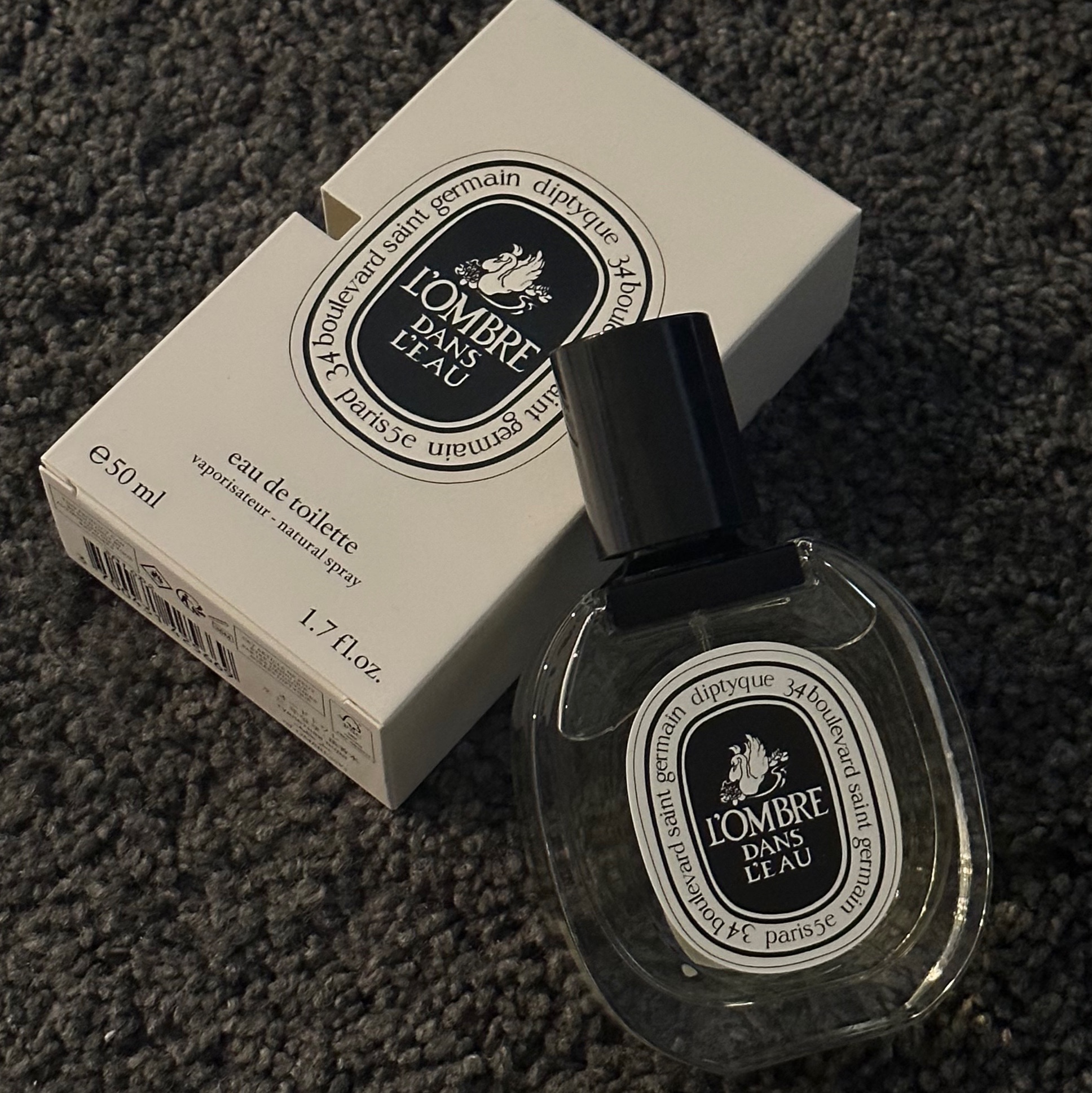 Diptyque L'ombre Dans L'eau Eau De Toilette 50ml 착용 스타일