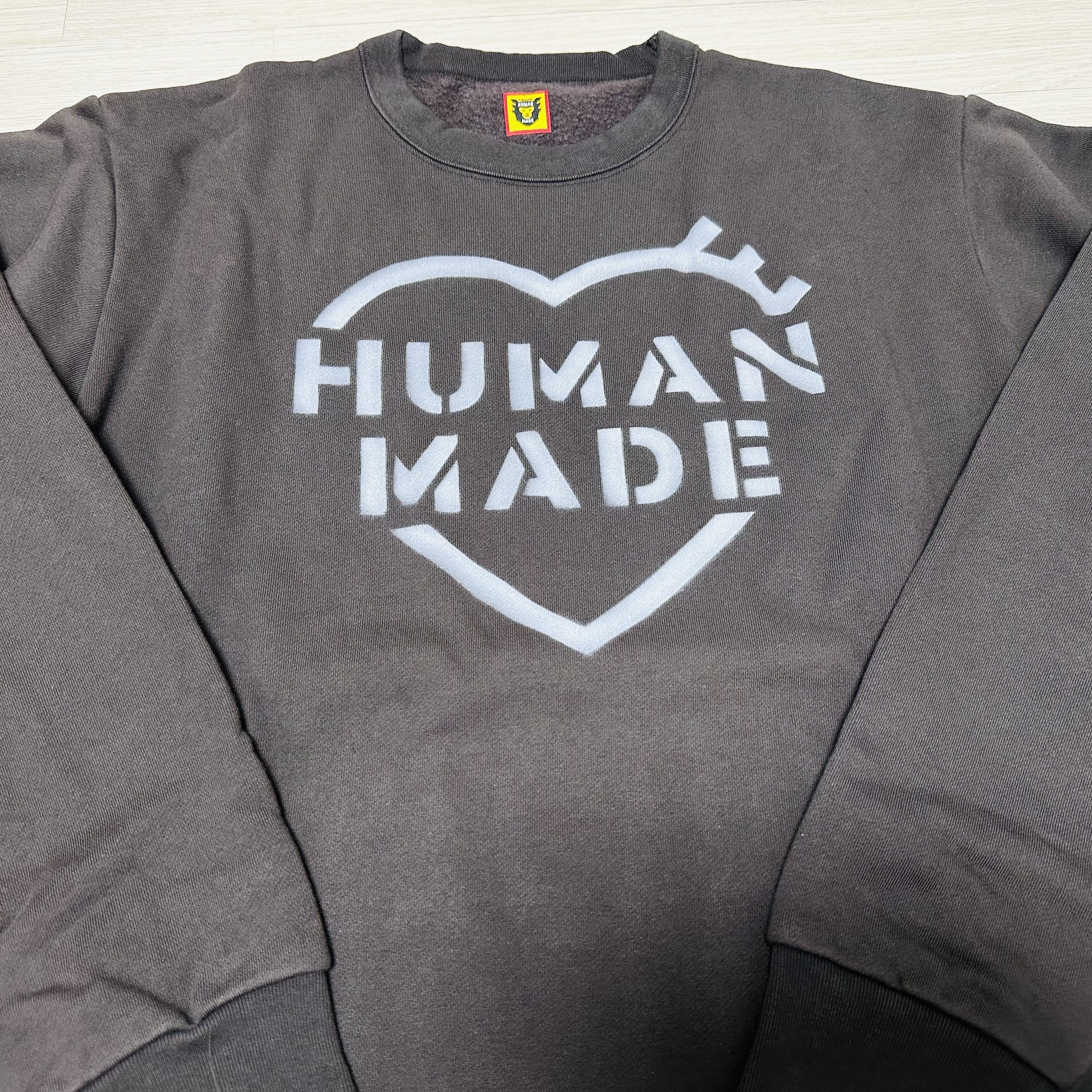 Human Made Military Sweatshirt #1 Black 착용 스타일 - 1