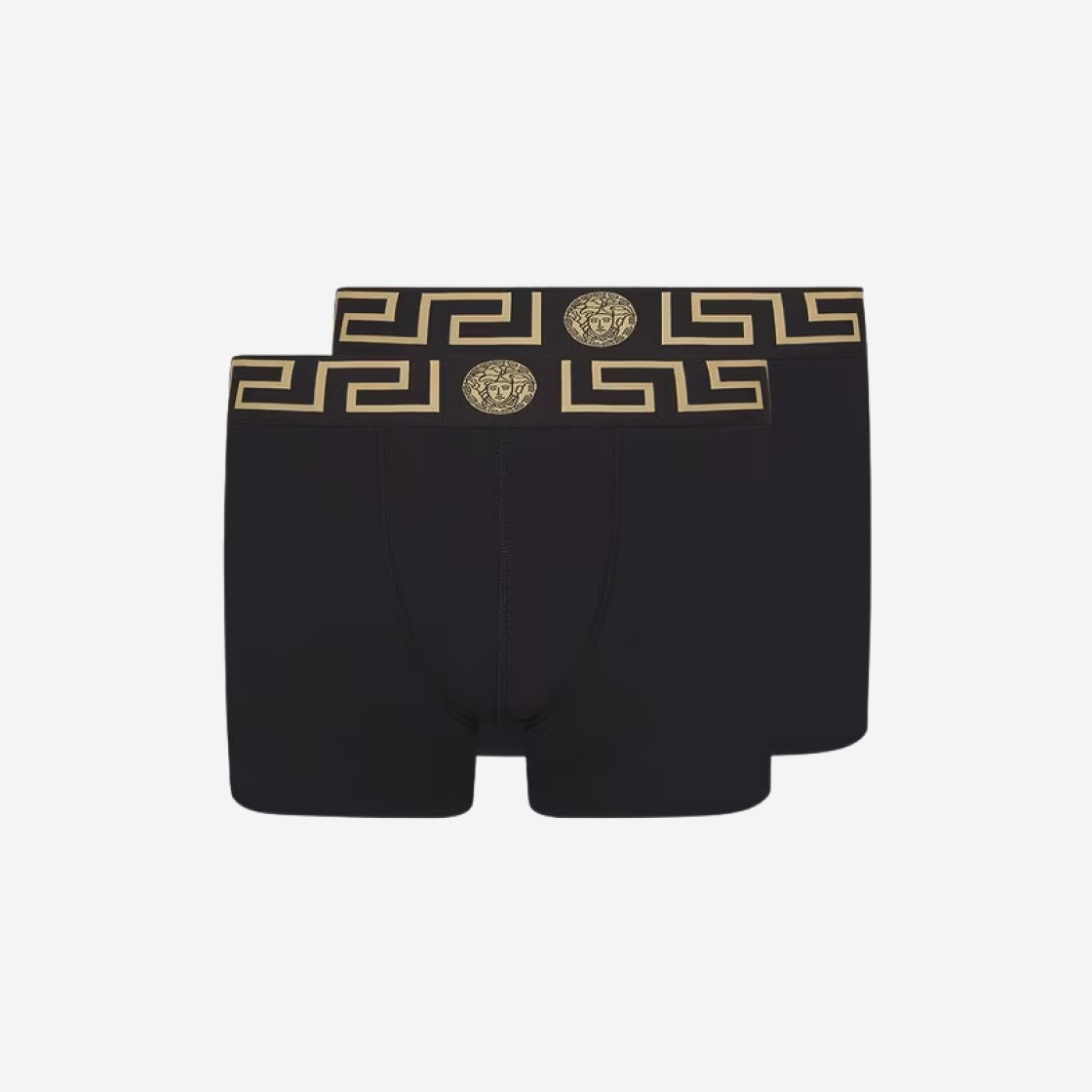 Versace Greca Border Long Trunks Black (2 Pack) 상세 이미지 1