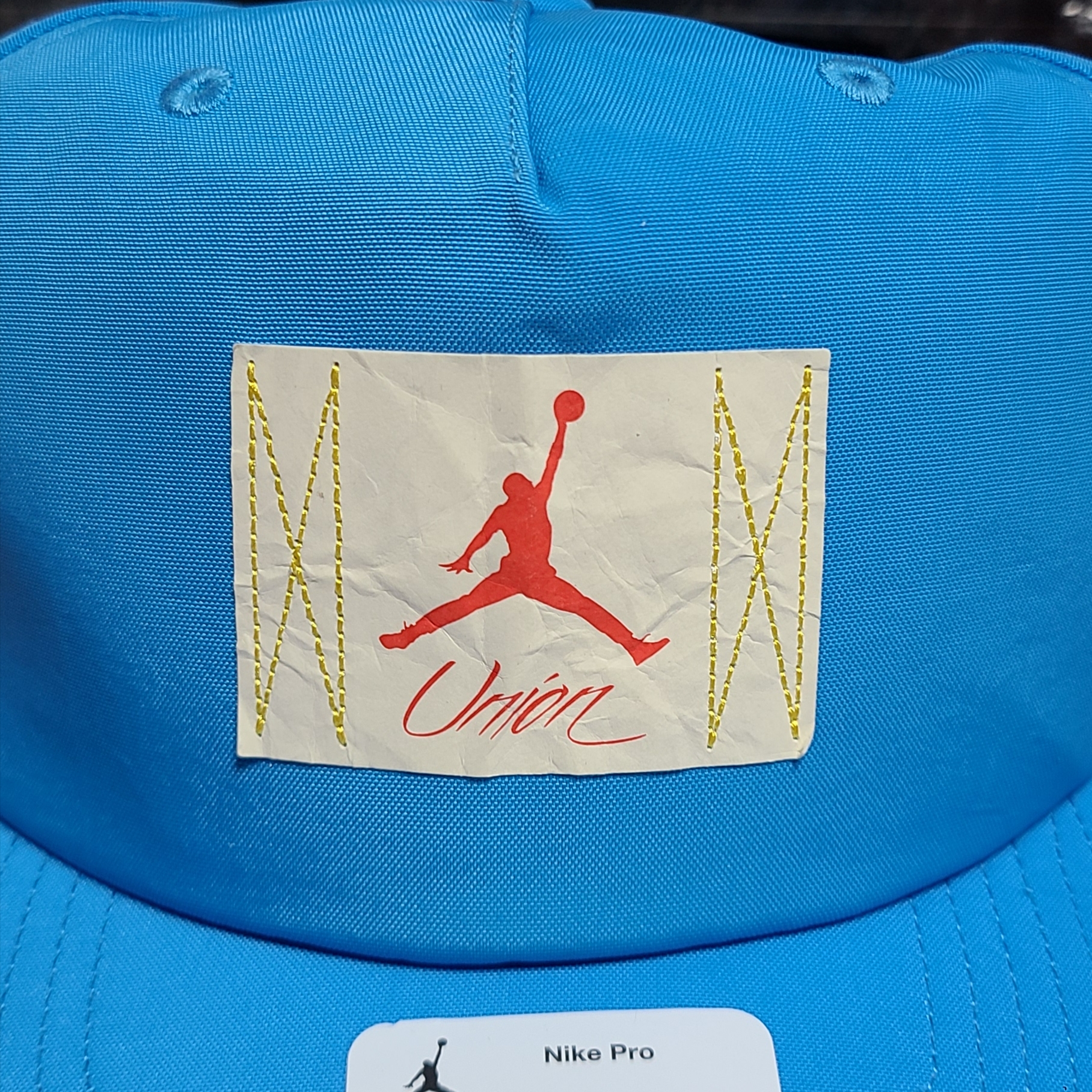 Jordan x Union Cap Equater Blue 착용 스타일 - 2