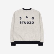 IAB Studio Sweatshirt Oatmeal Navy