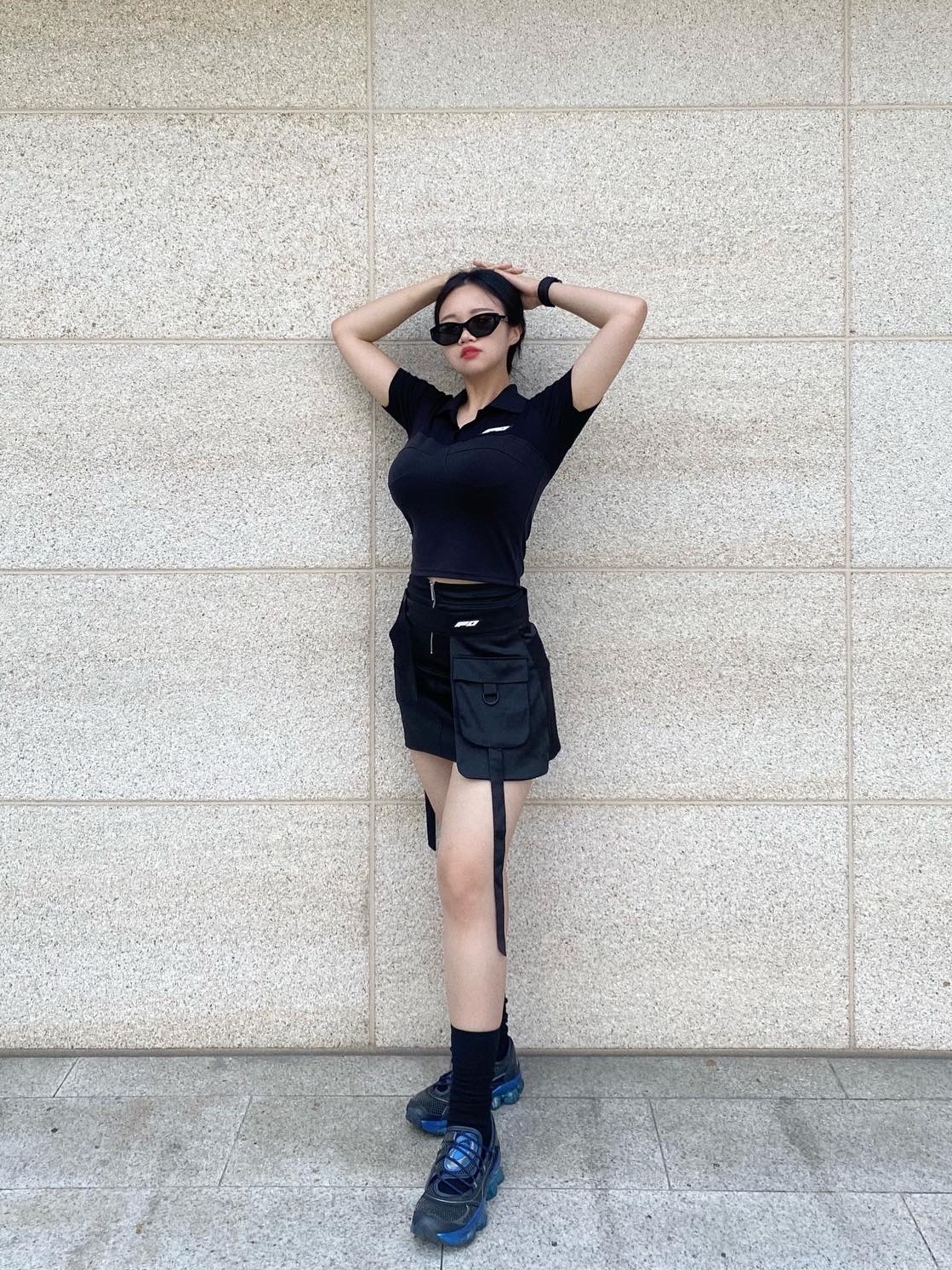 (W) Asics x Kiko Kostadinov x Hysteric Glamour Gel-Quantum Lylia Pure Silver Blue Expanse, (W) Asics x Kiko Kostadinov x Hysteric Glamour Gel-Quantum Cotton Candy 착용 스타일 - 1