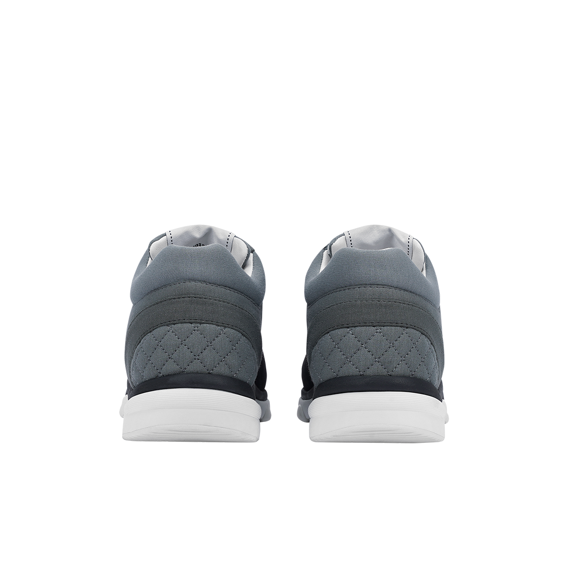 (W) 샤넬 스니커즈 패브릭 스웨이드 카프스킨 & 다크 그레이((W) Chanel Sneakers Fabric Suede Calfskin & Dark Grey) - 4