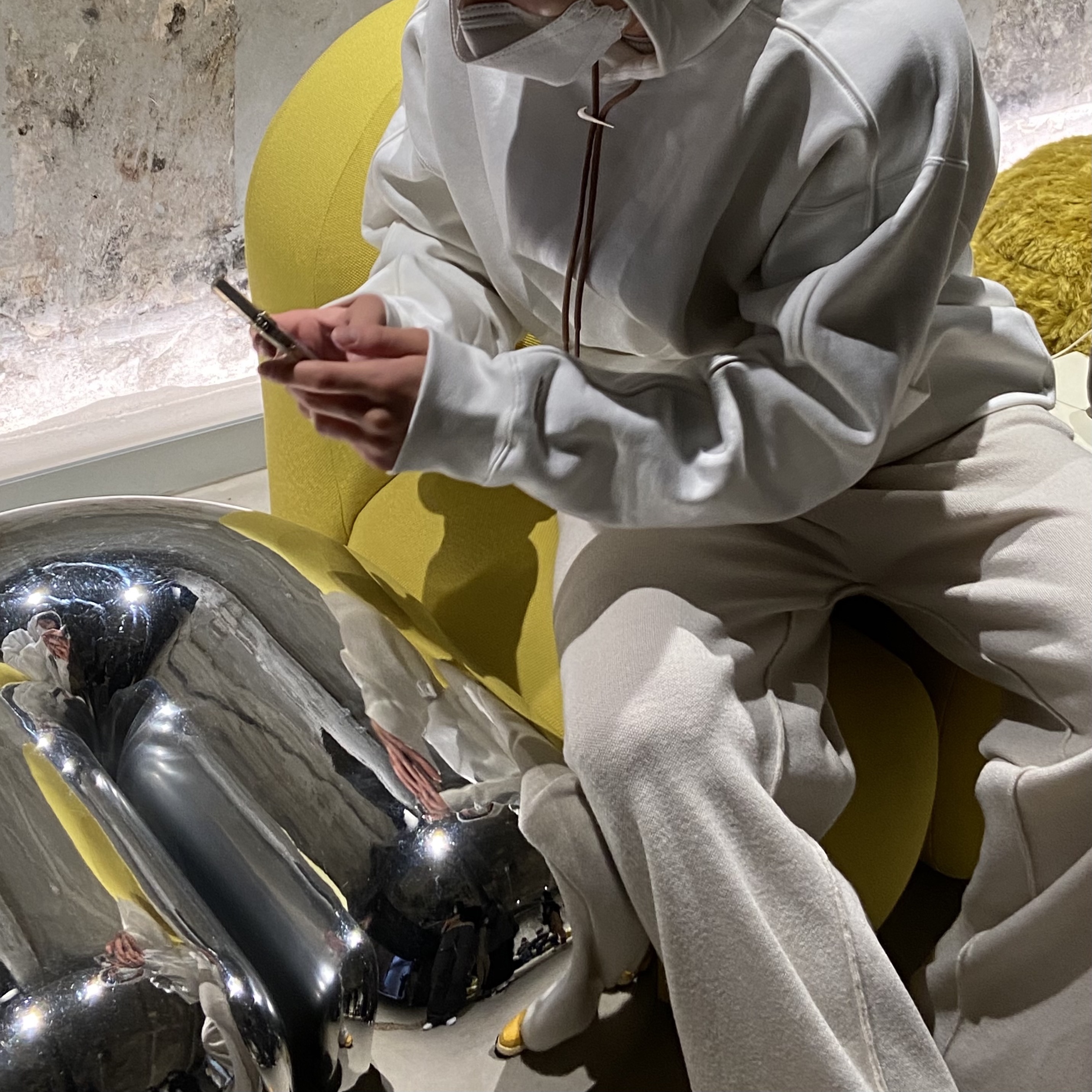 Nike x Tom Sachs General Purpose Shoe Archive, Nike x Jacquemus NRG Fleece Hoodie Sail - US/EU 착용 스타일 - 2