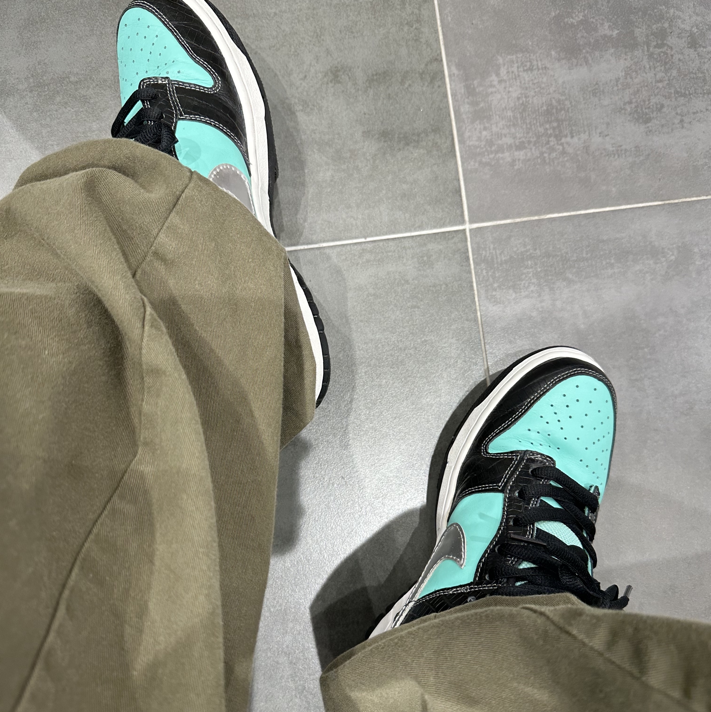Nike x Diamond Supply Co. SB Dunk Low Tiffany 착용 스타일