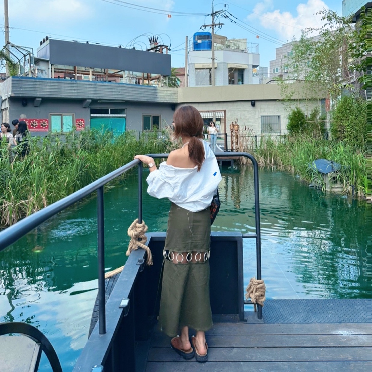 Rolex Datejust 31mm 278271 Silver Diamond-Set Jubilee, Zara x Ader Error Graphic Long Sleeve T-Shirt Scratch White 착용 스타일 - 1