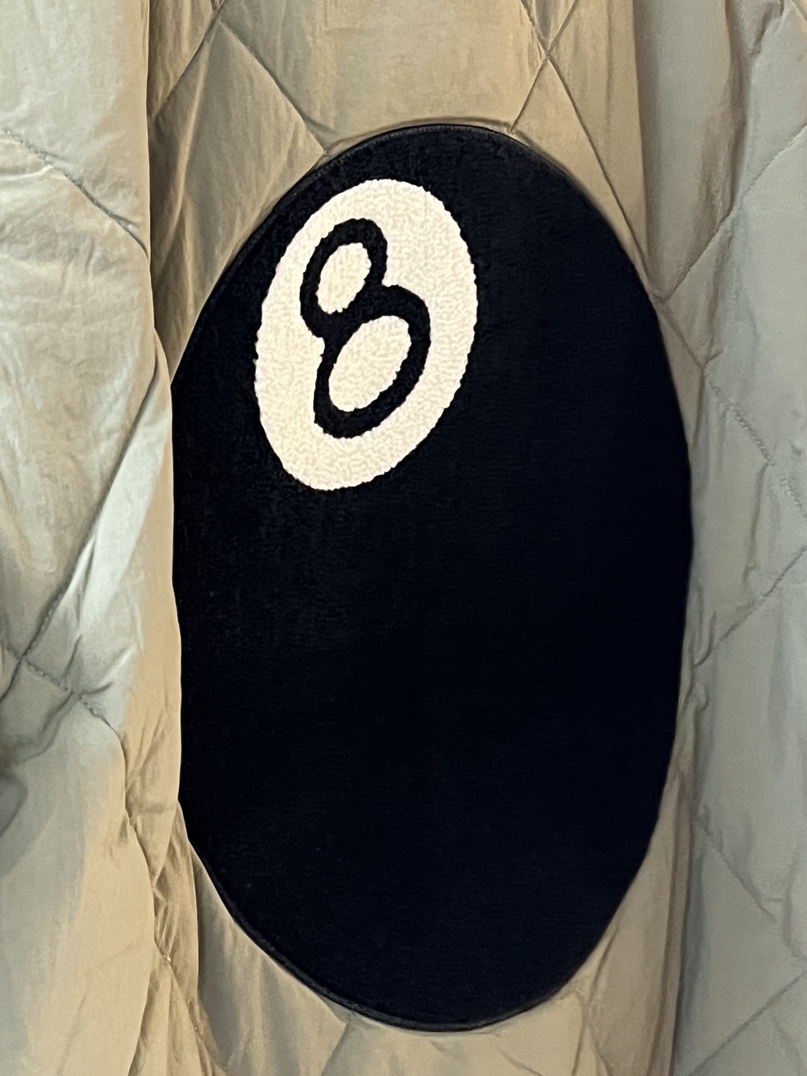 Stussy 8 Ball Quilted Liner Jacket Olive 착용 스타일