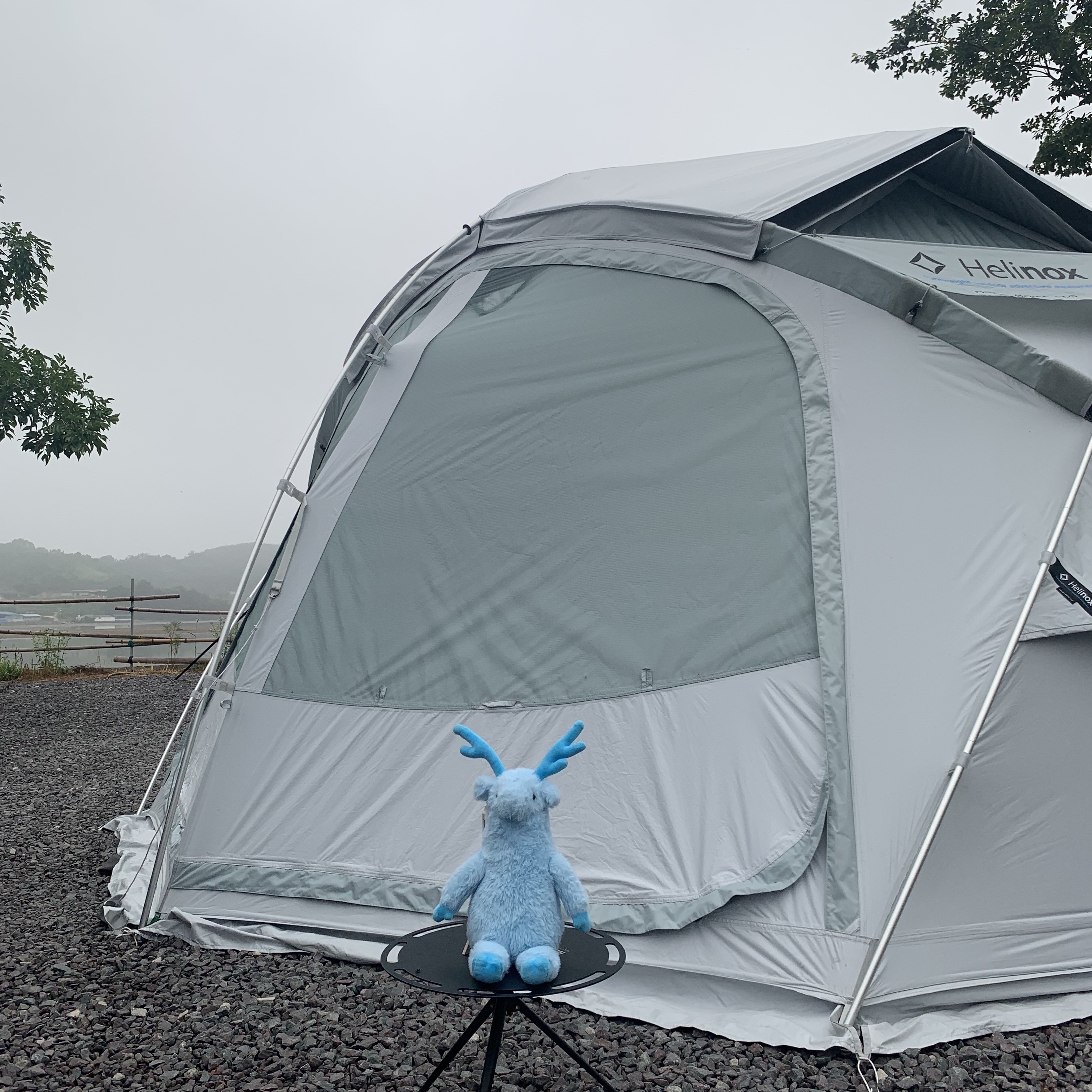 Helinox Nona Dome 4.0 Raw White 착용 스타일 - 1
