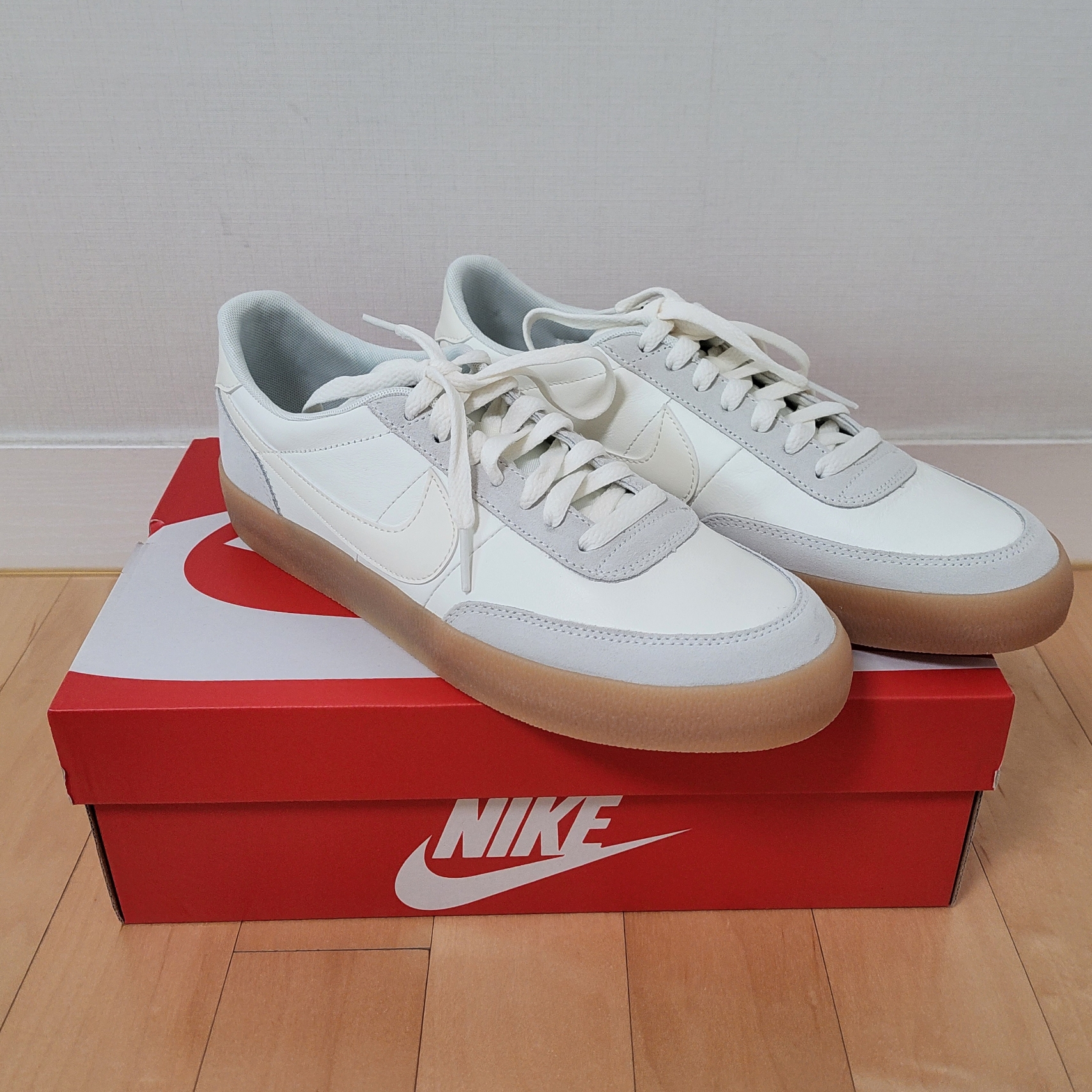 Nike Killshot 2 Leather Sail Gum 착용 스타일