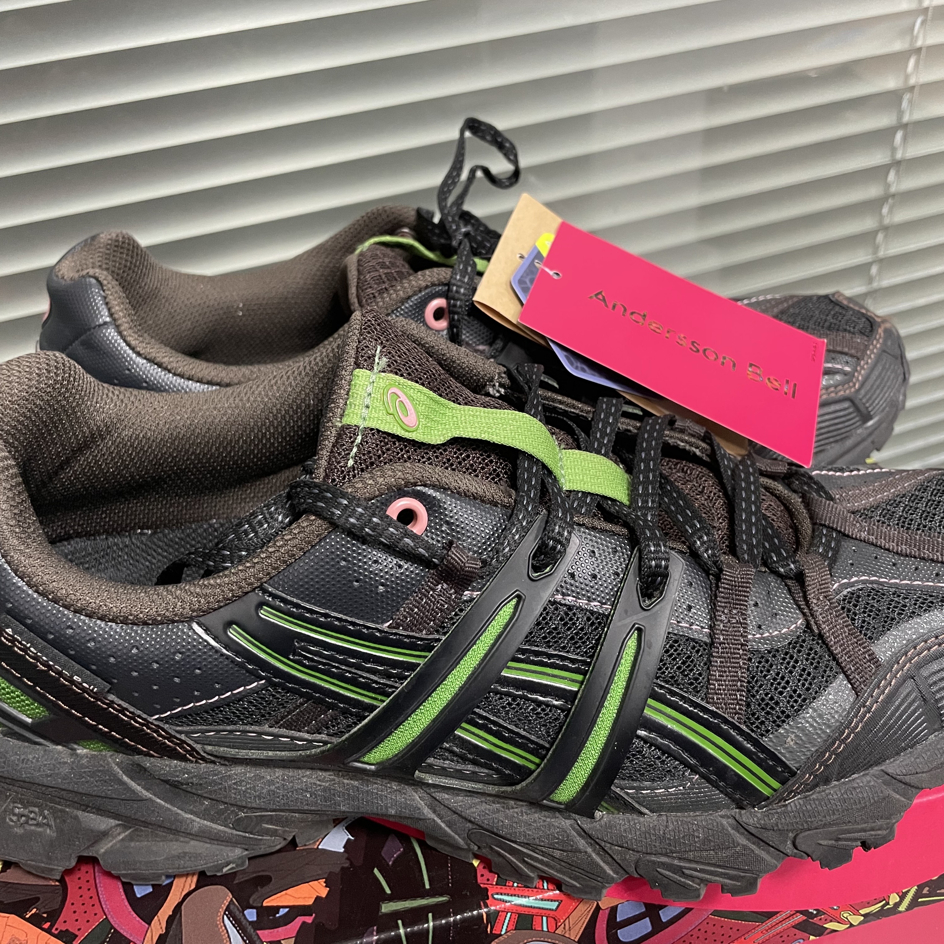 Asics x Andersson Bell Gel-Sonoma 15-50 Black Green 착용 스타일