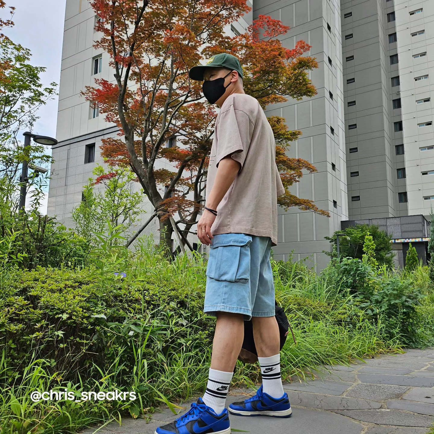 Human Made 5-Panel Twill Cap #1 Green, Supreme Webbing Keychain Red - 23SS 착용 스타일 - 2