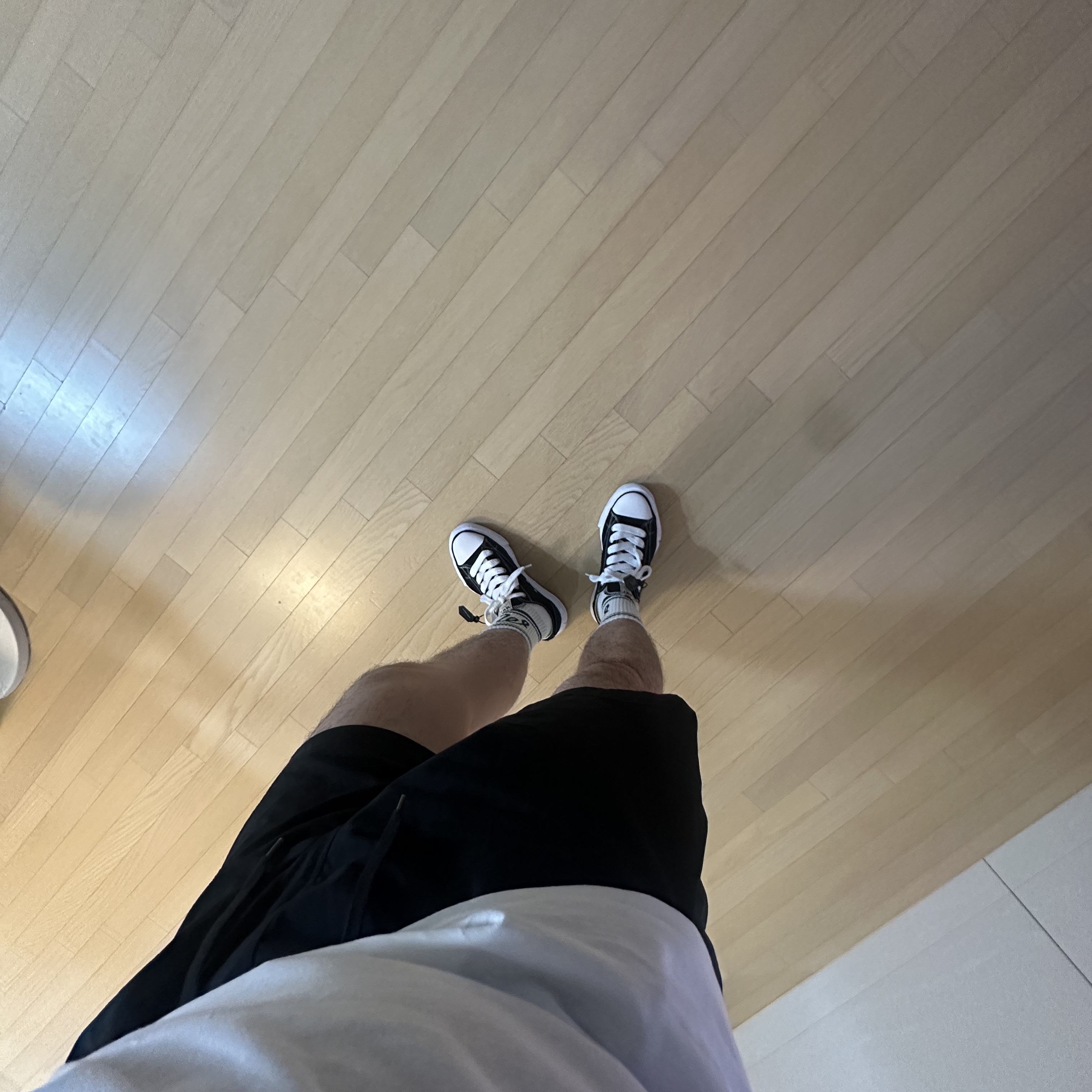 Maison Mihara Yasuhiro Peterson OG Sole Canvas Low Sneakers Black 착용 스타일