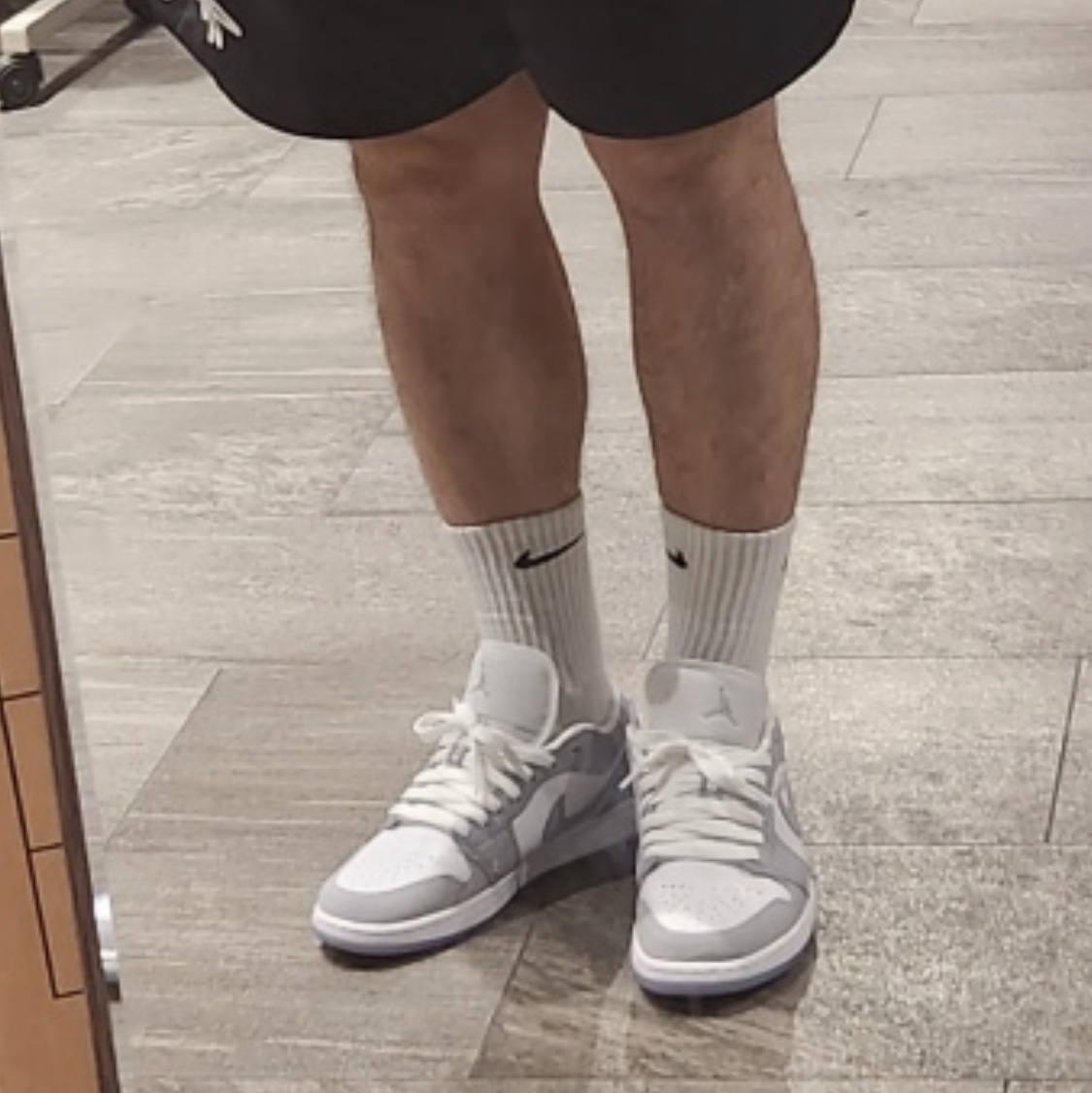 Stussy Big Basic Water Shorts Black 착용 스타일